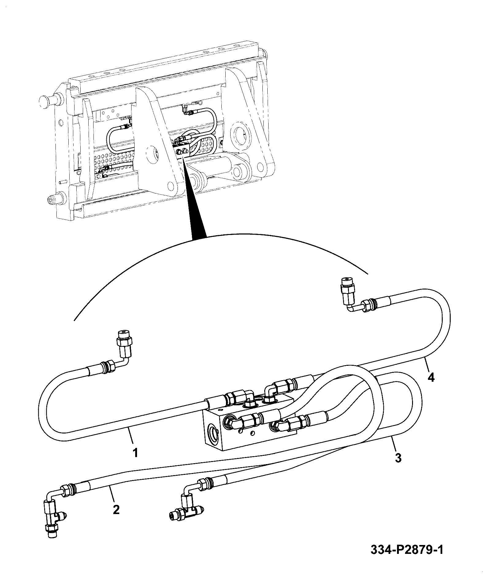 Шланг 334/P2931 JCB