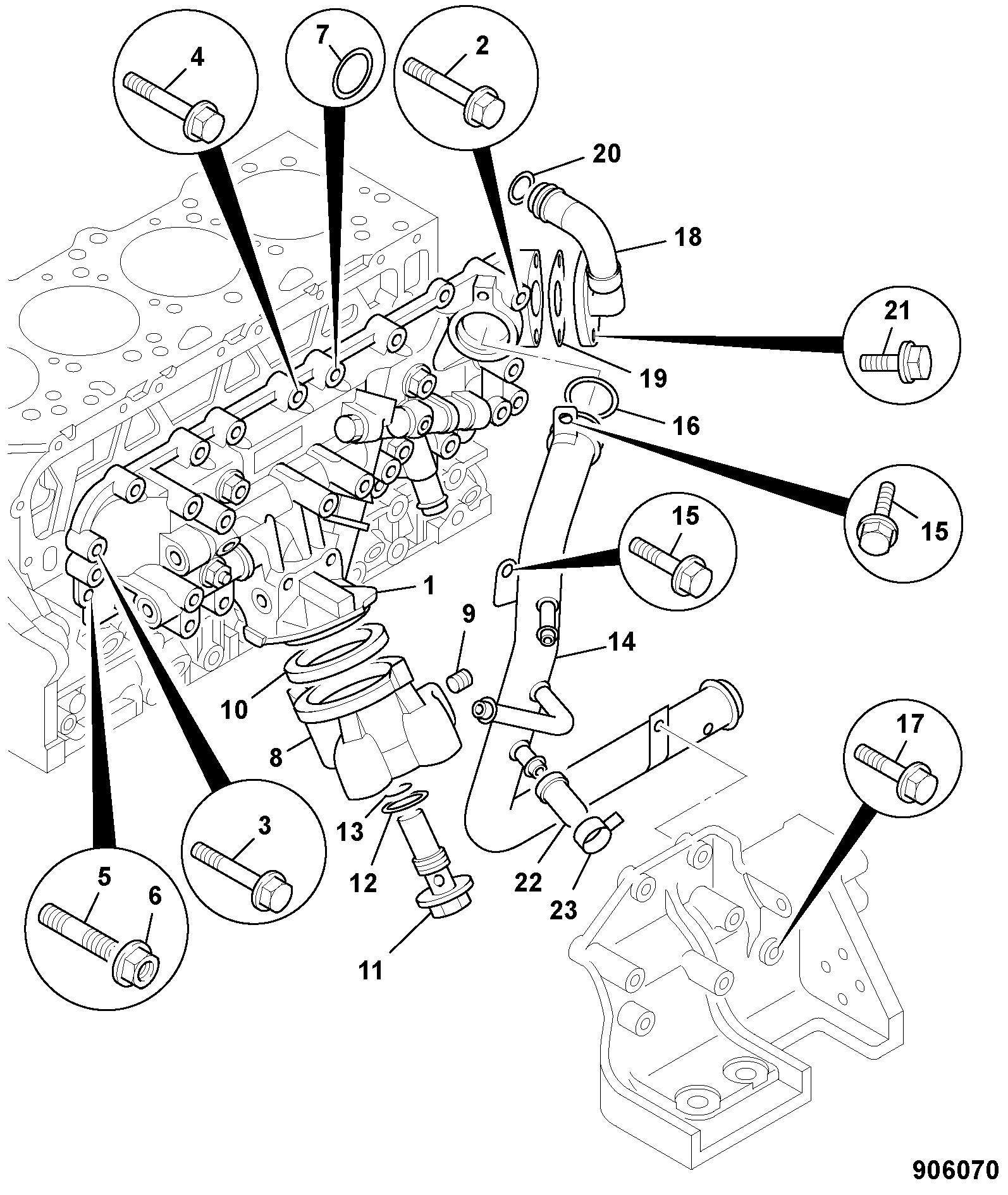 прокладка 02/802402 JCB