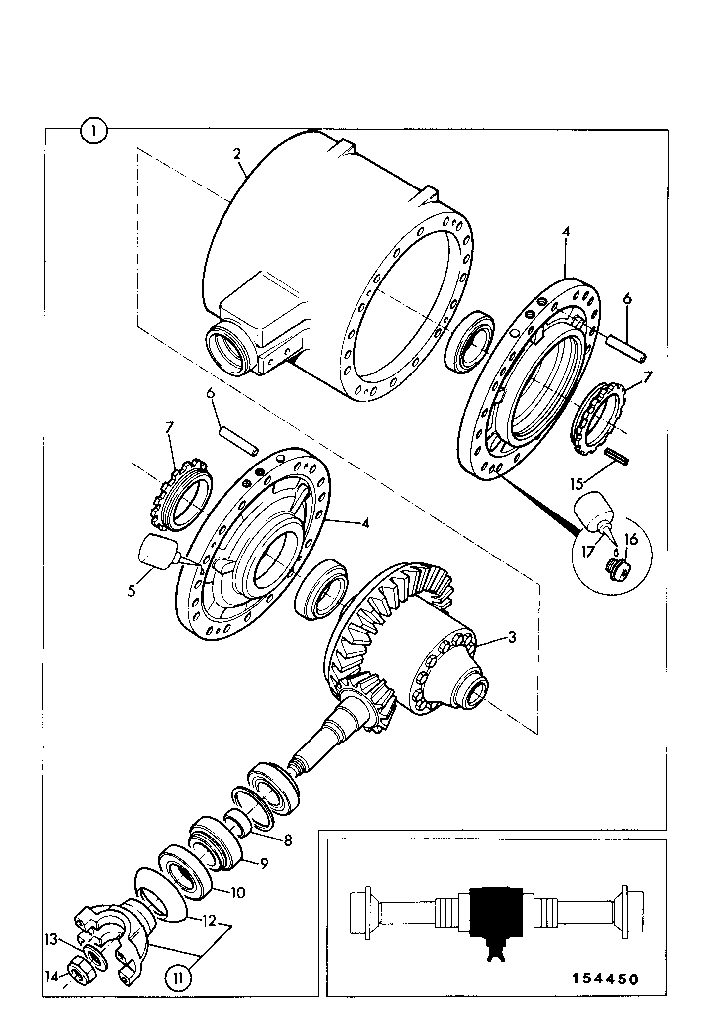 Дифференциал 450/32610 JCB