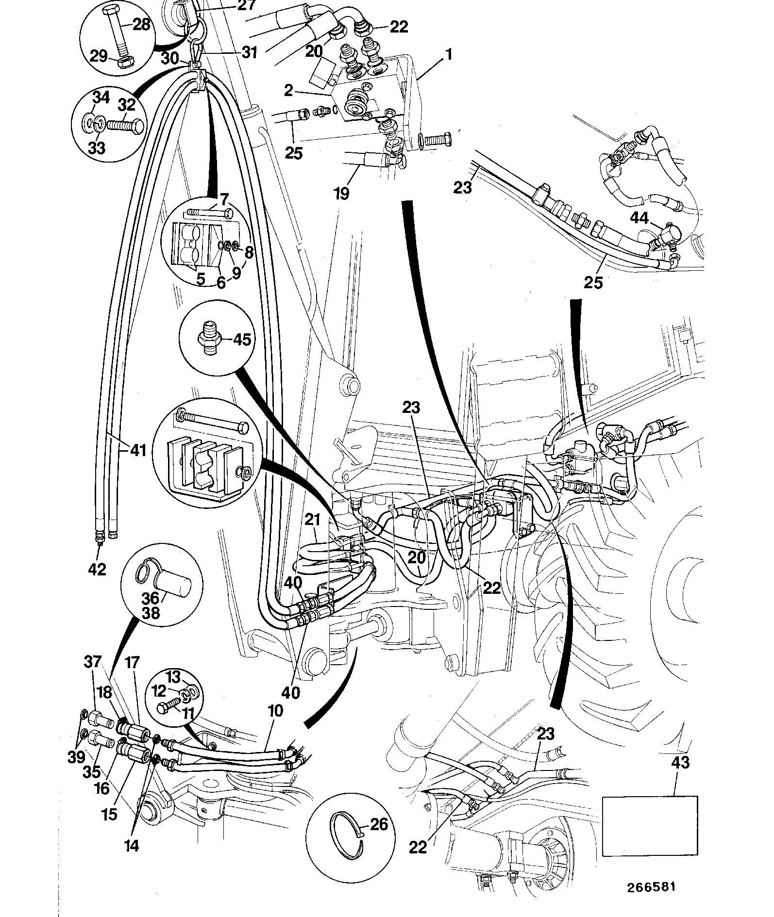 крепление 123/05189 JCB
