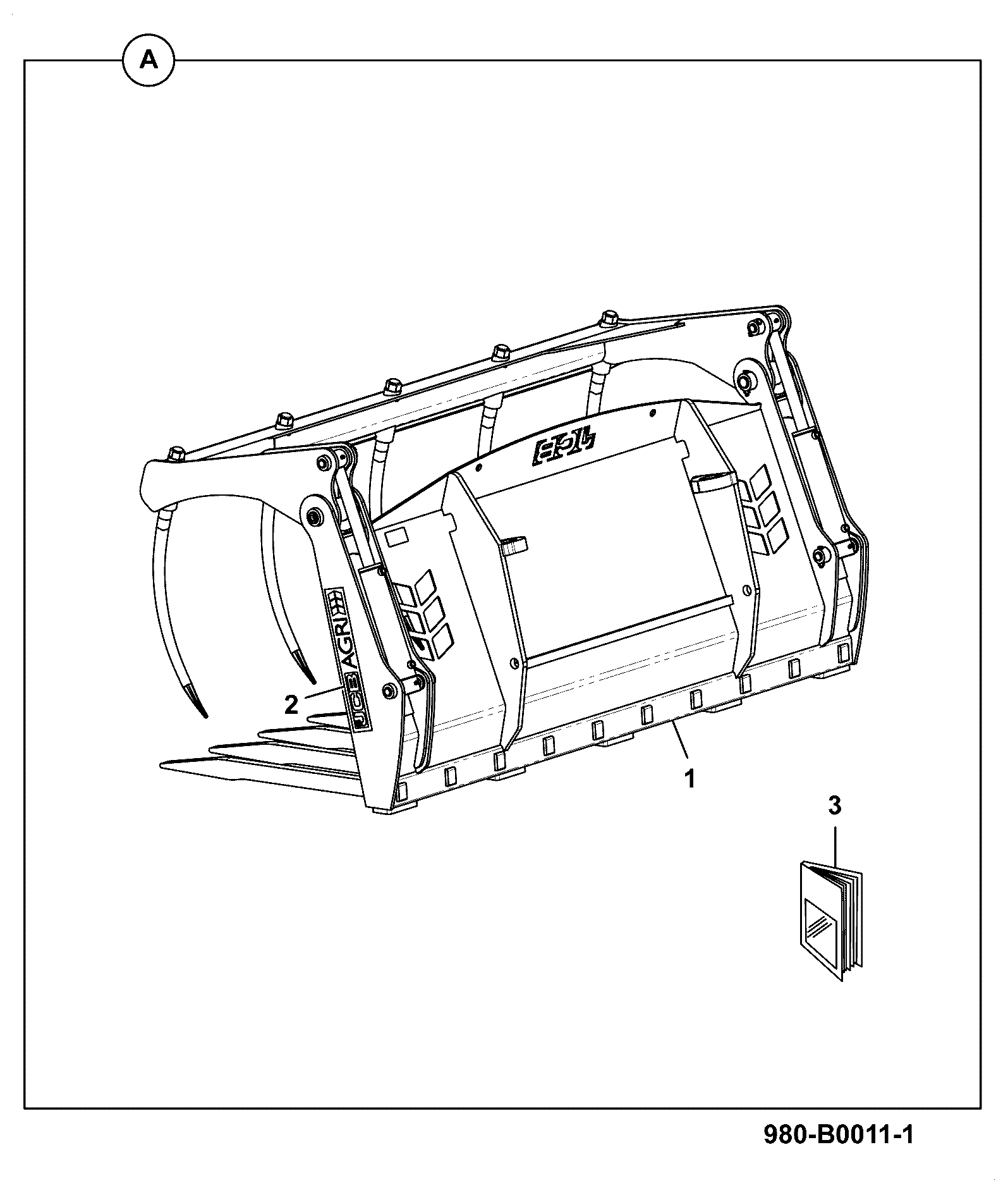 Сборка 980/B0011 JCB