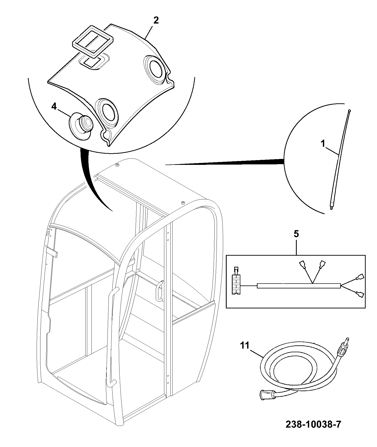 Вкладыш 238/10047 JCB