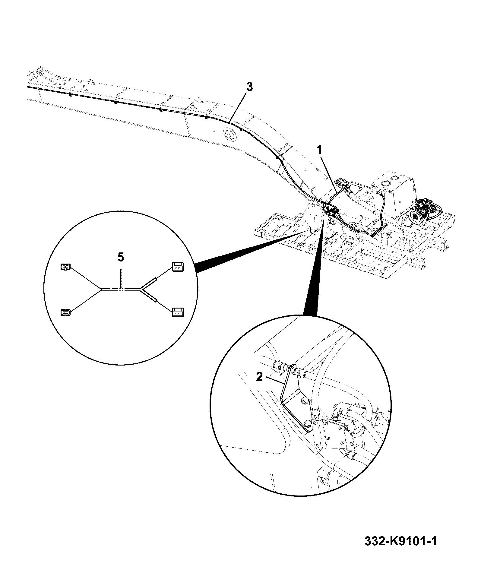Контур 332/K0036 JCB