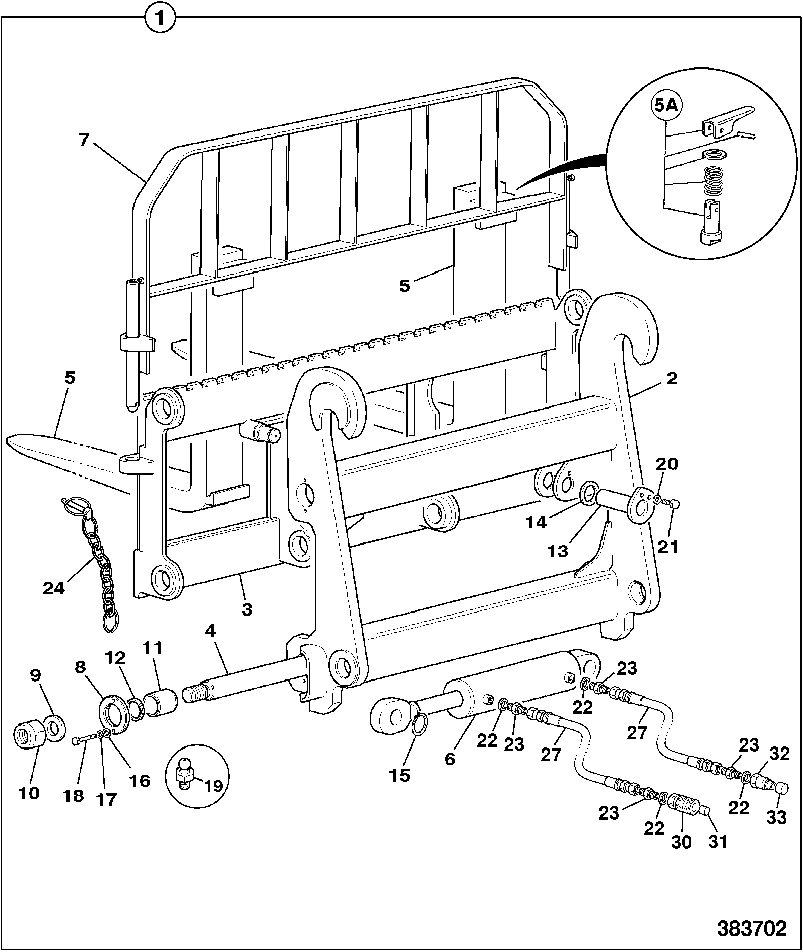 Стопорное кольцо 2203/0048 JCB