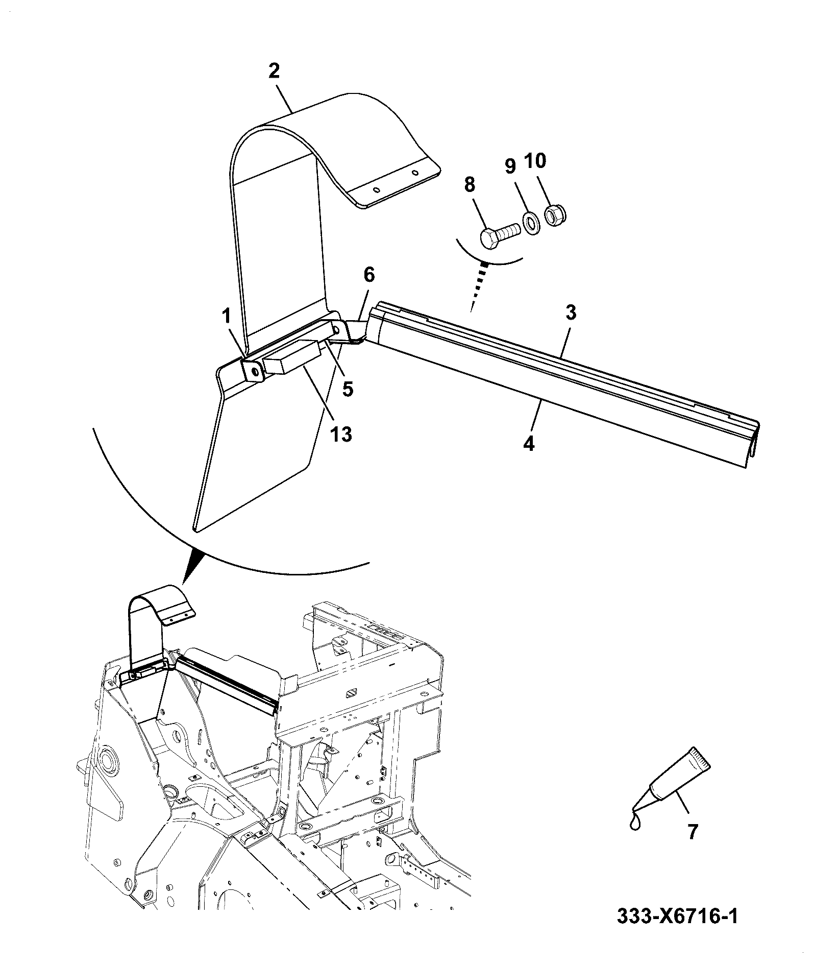 Резина 333/X6729 JCB