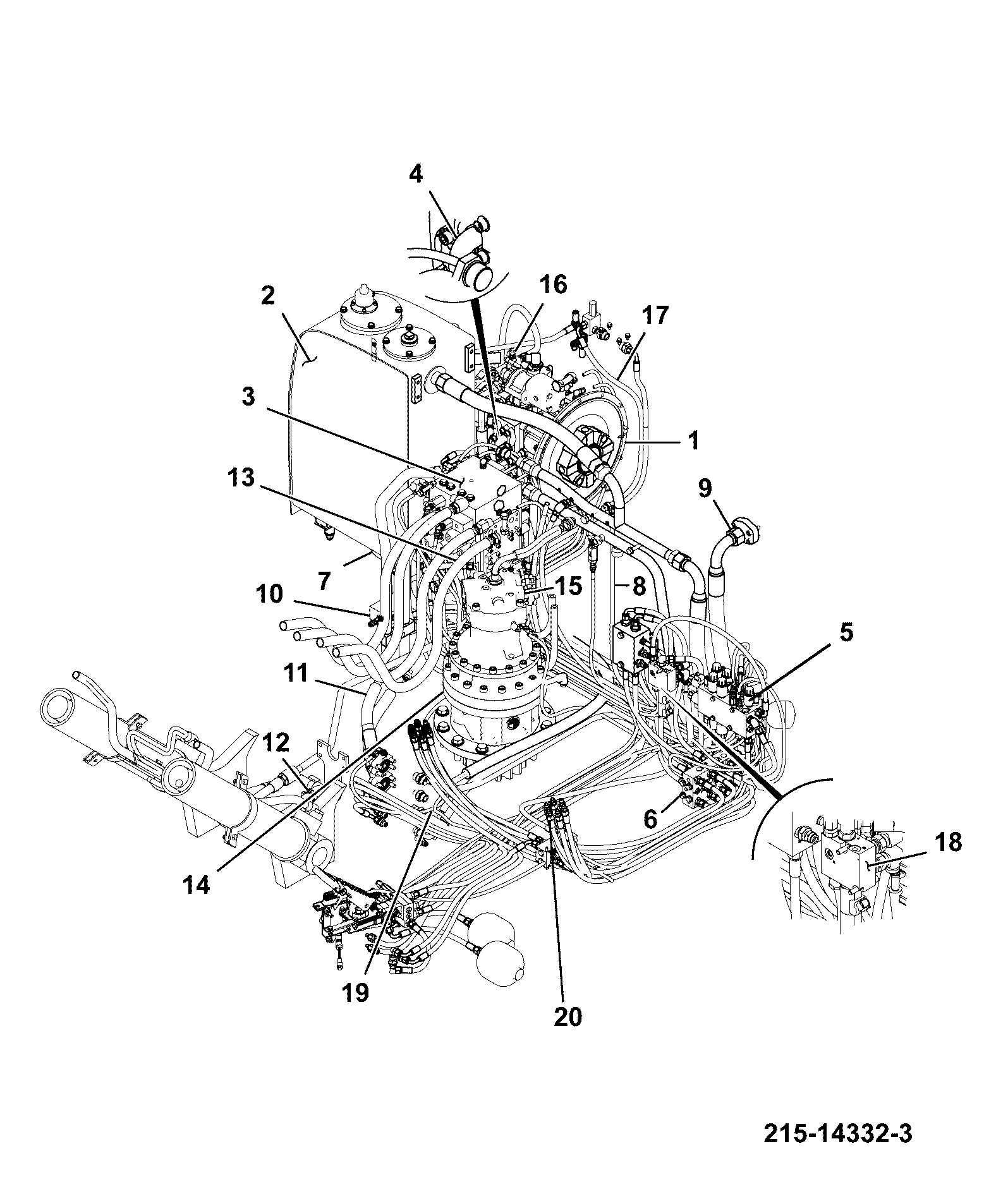 Контур 215/12492 JCB