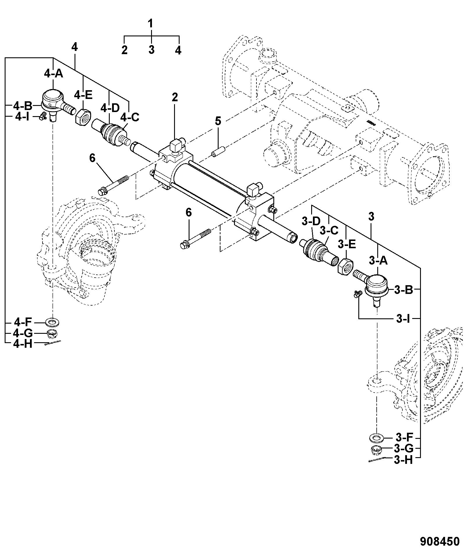 Гайка 353/00468 JCB
