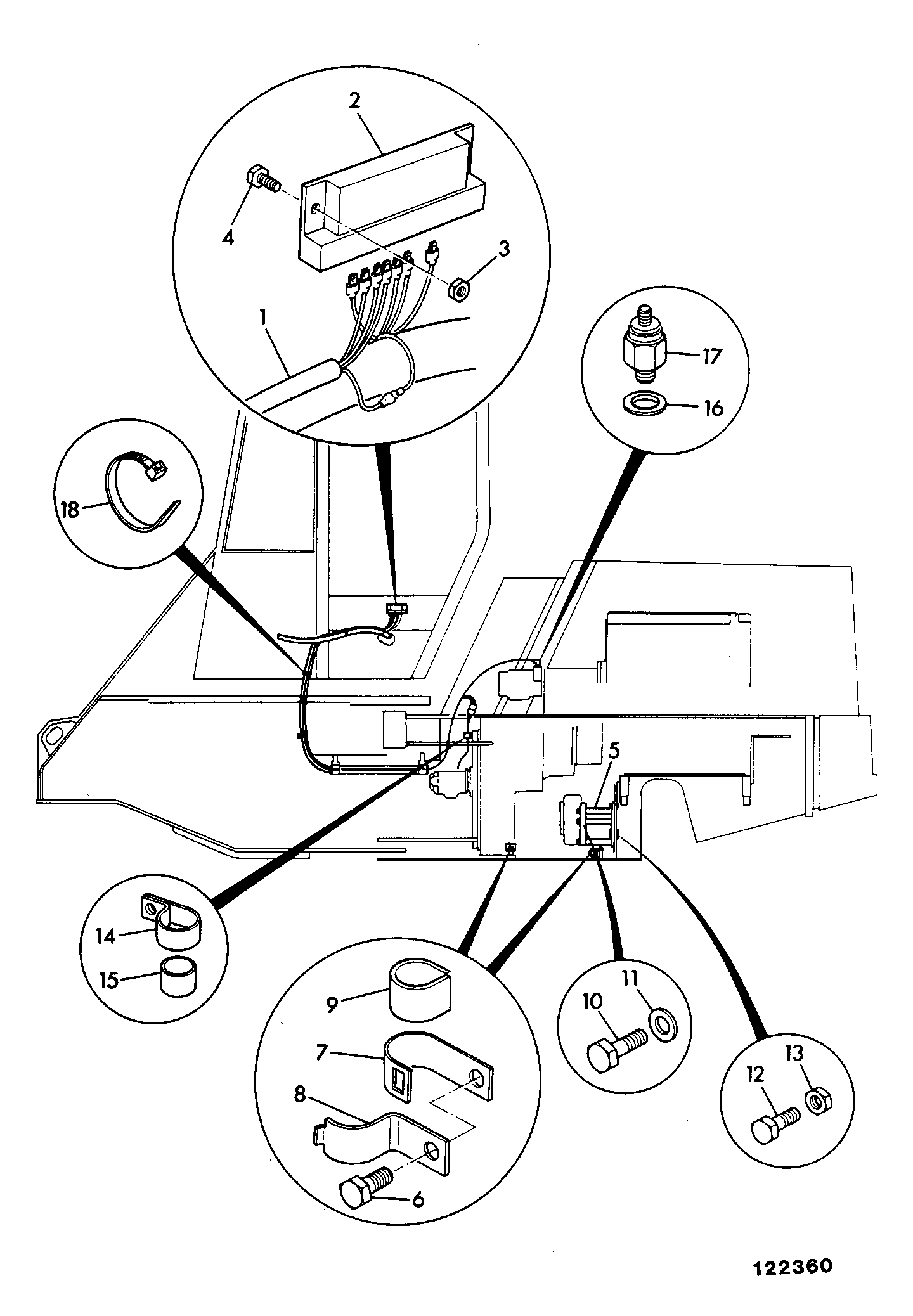 Жгут проводов 706/98300 JCB