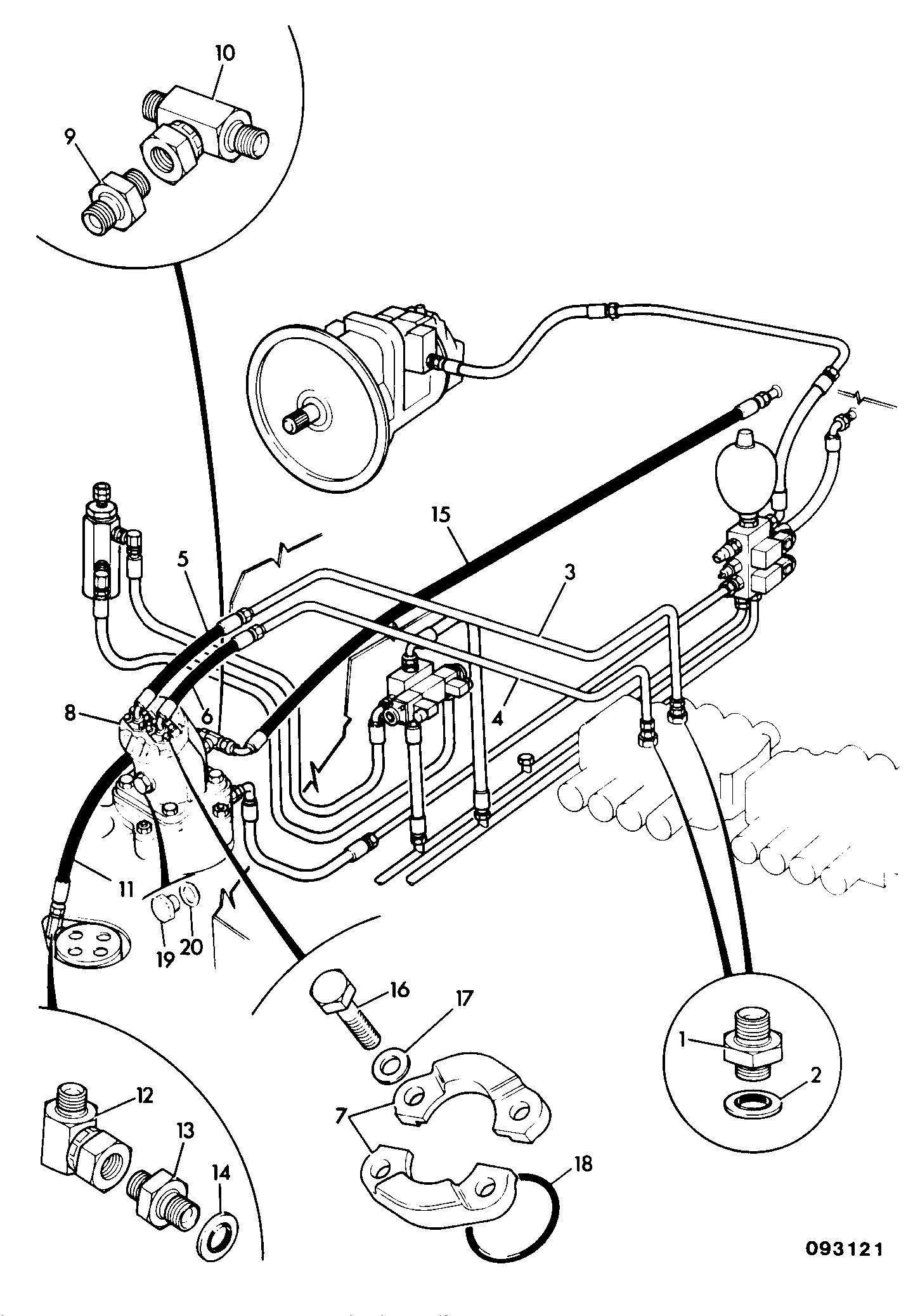 Шланг 213/07400 JCB