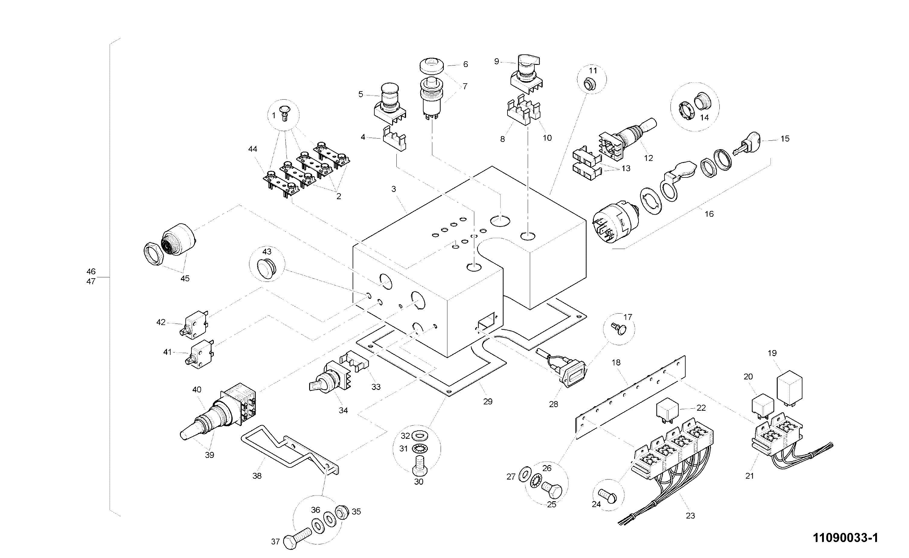 Жгут проводов 336/A0646 JCB