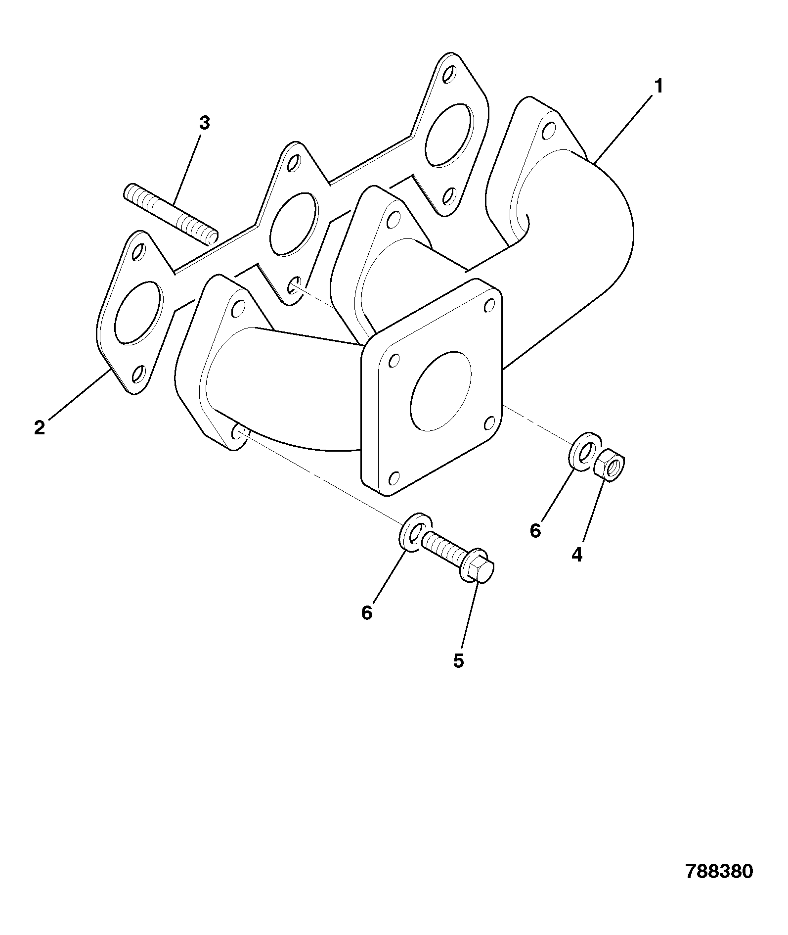 Прокладка 02/630984 JCB