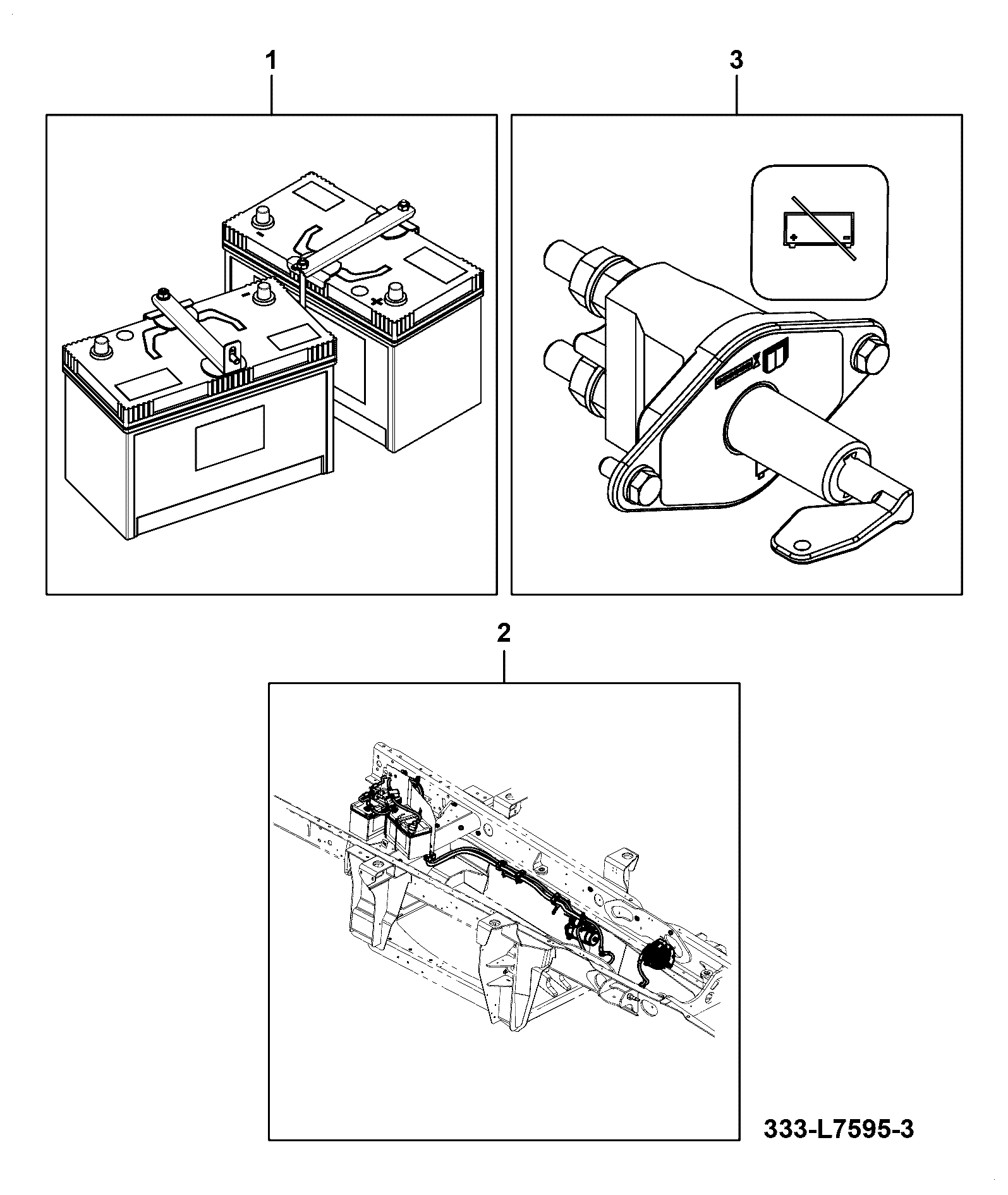 Выключатель массы 333/V1371 JCB