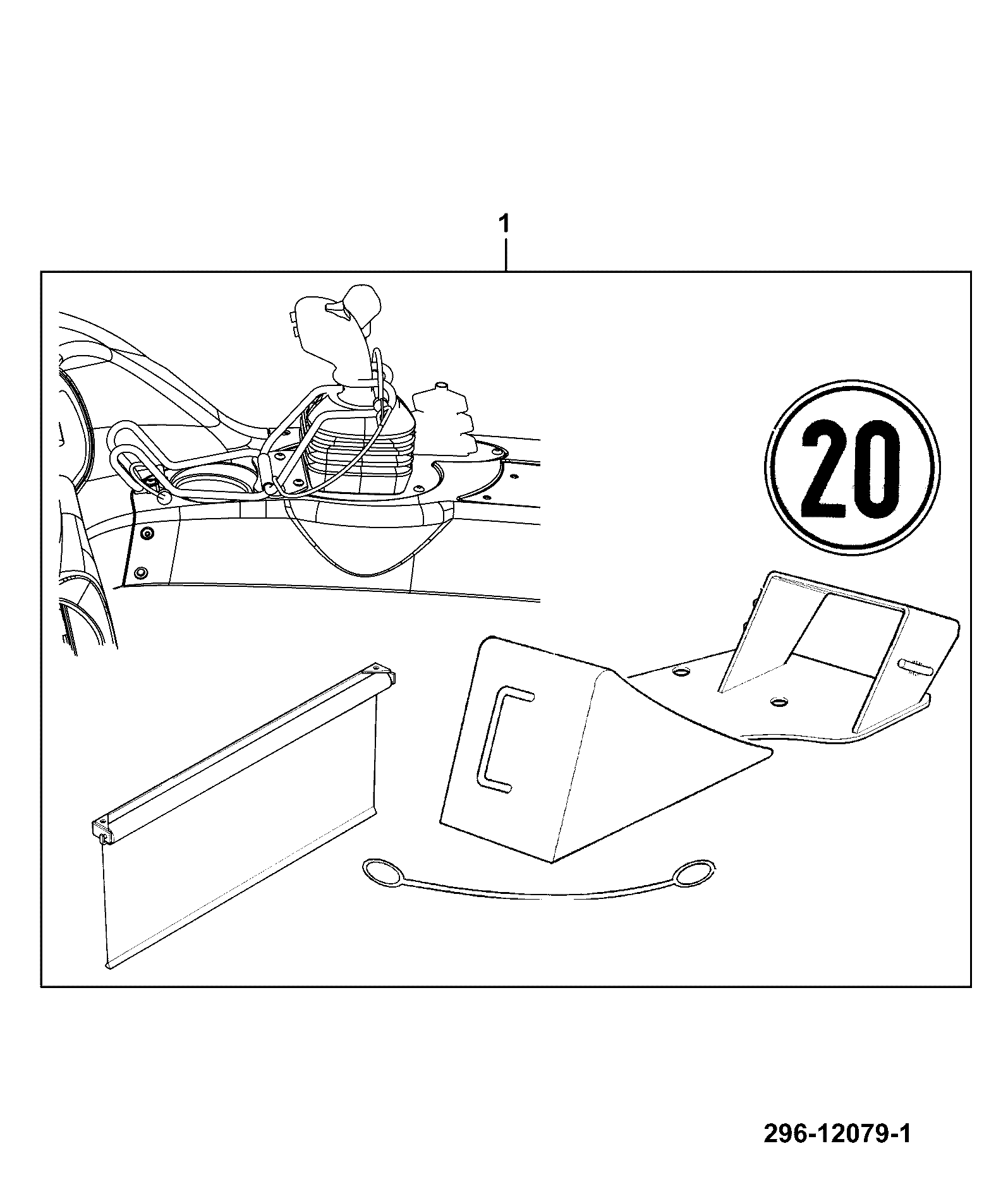 Комплект 296/02185 JCB