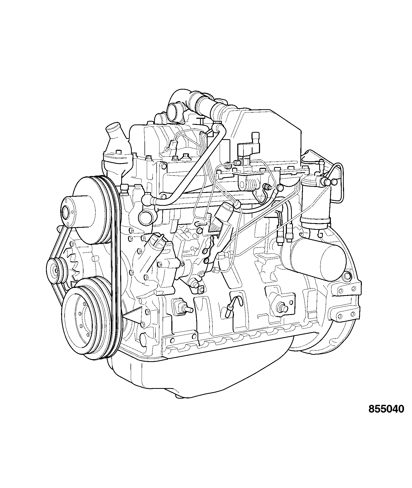 двигатель 321/10080 JCB