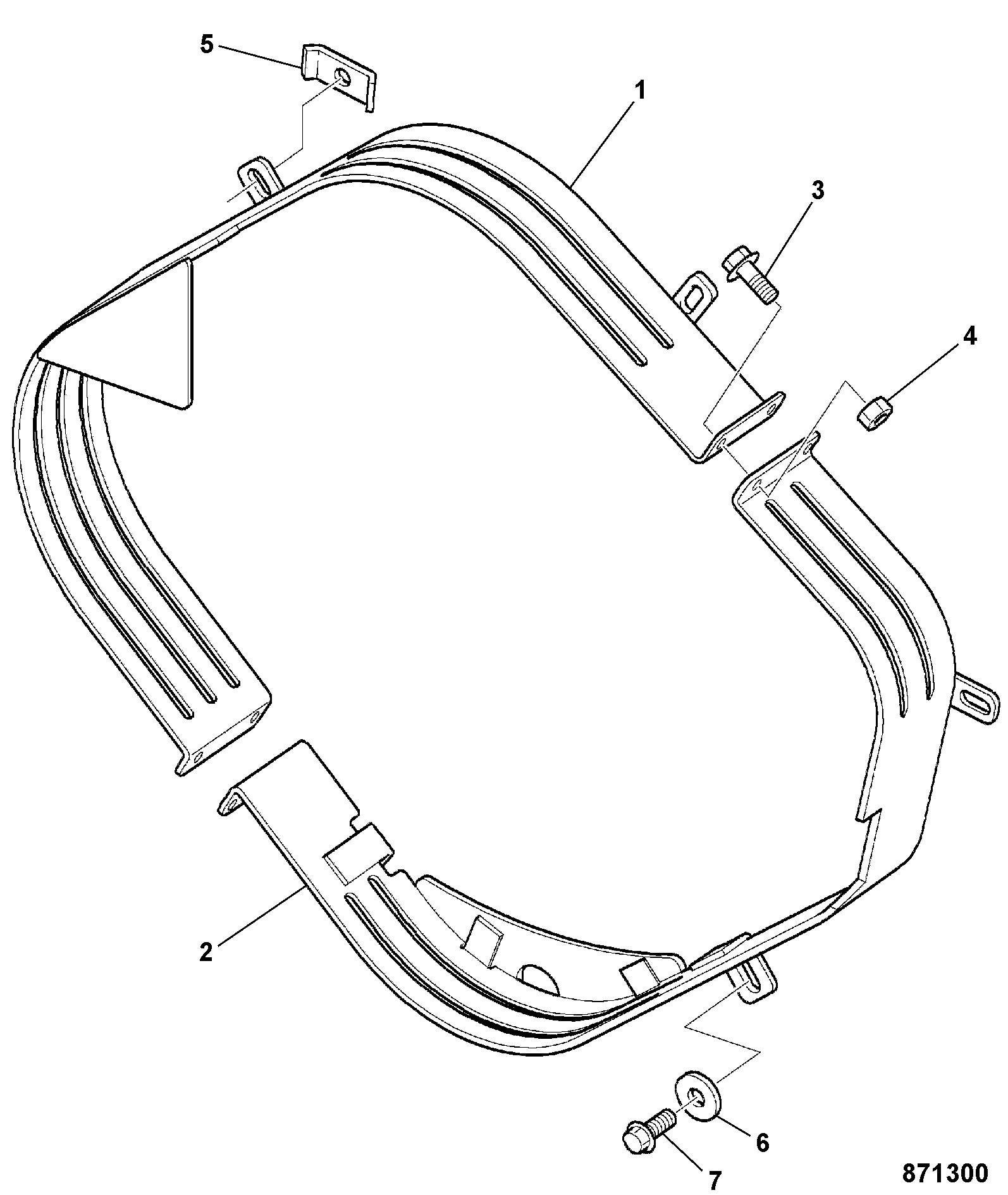 Шайба SC0807310 JCB