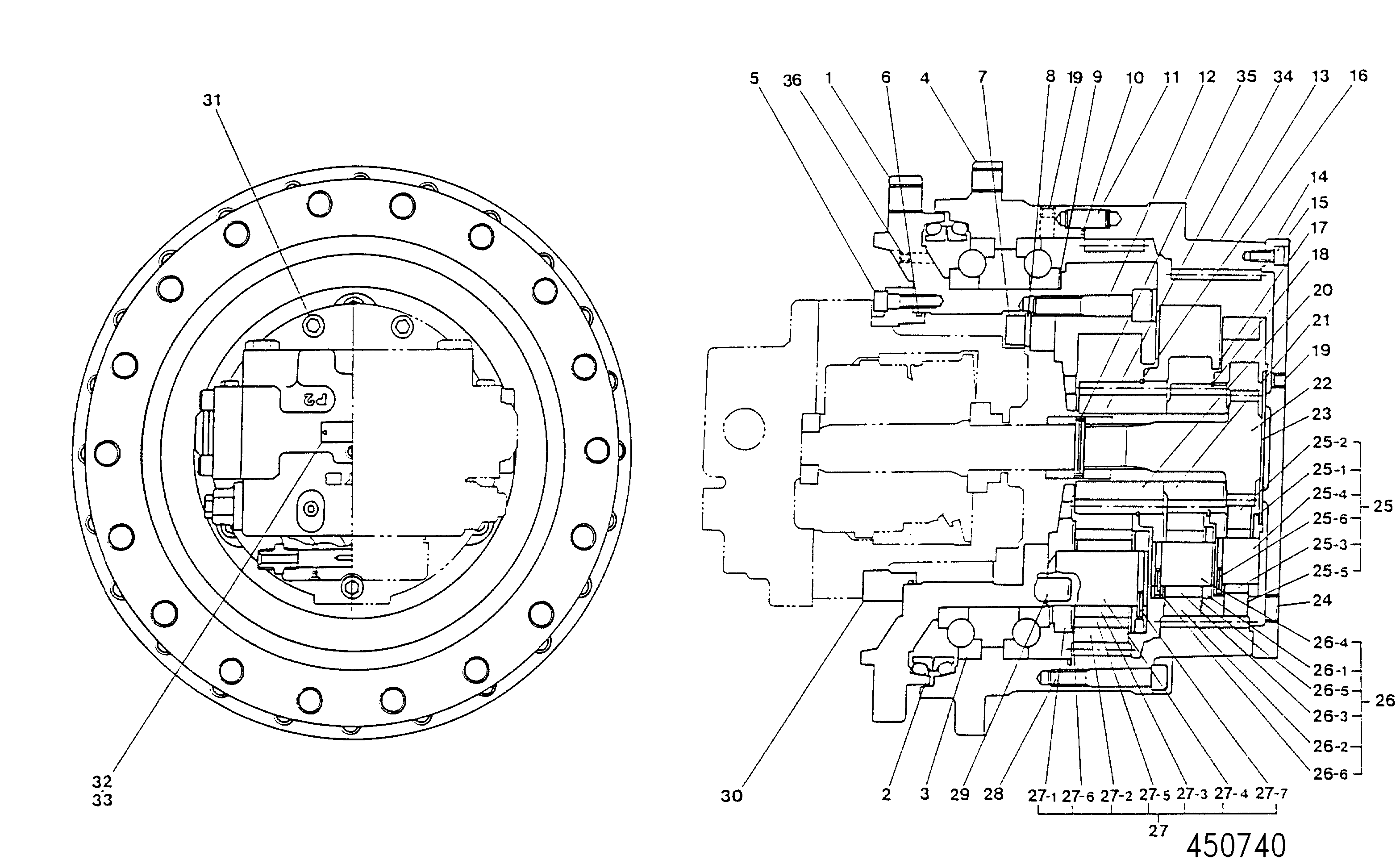 Шестерня LNM0263 JCB
