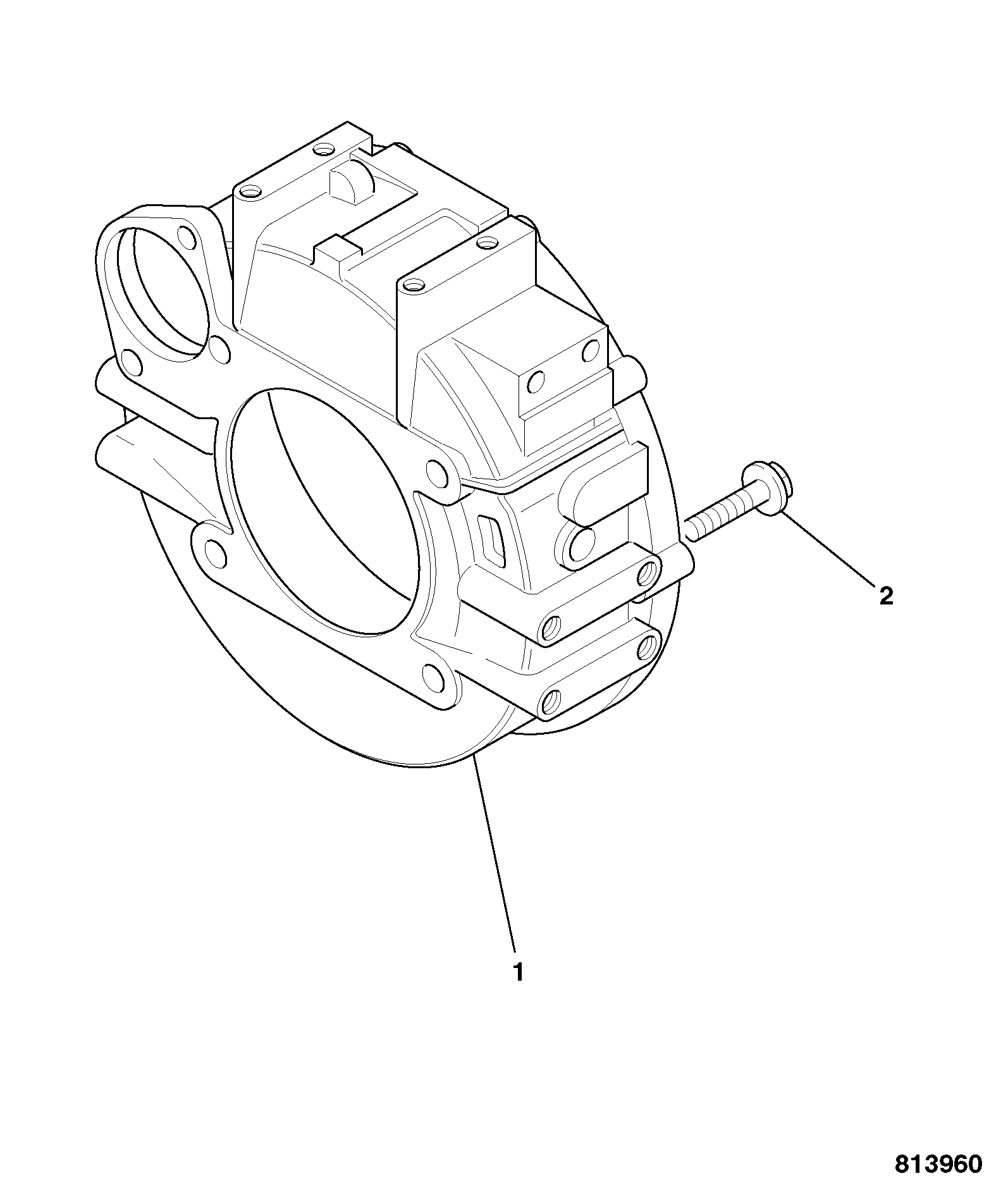Корпус 02/940070 JCB