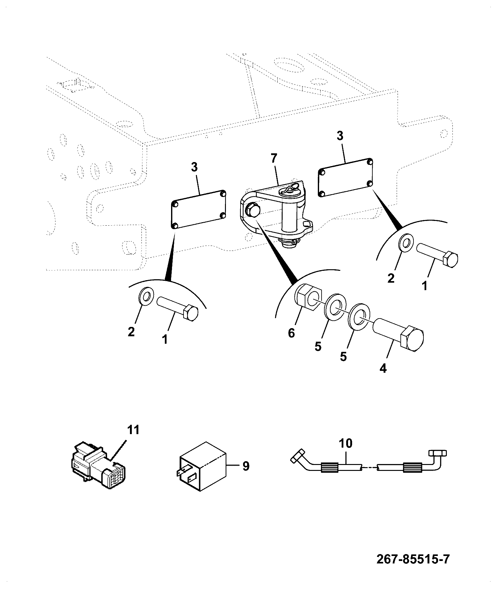 Шланг 332/R0038 JCB