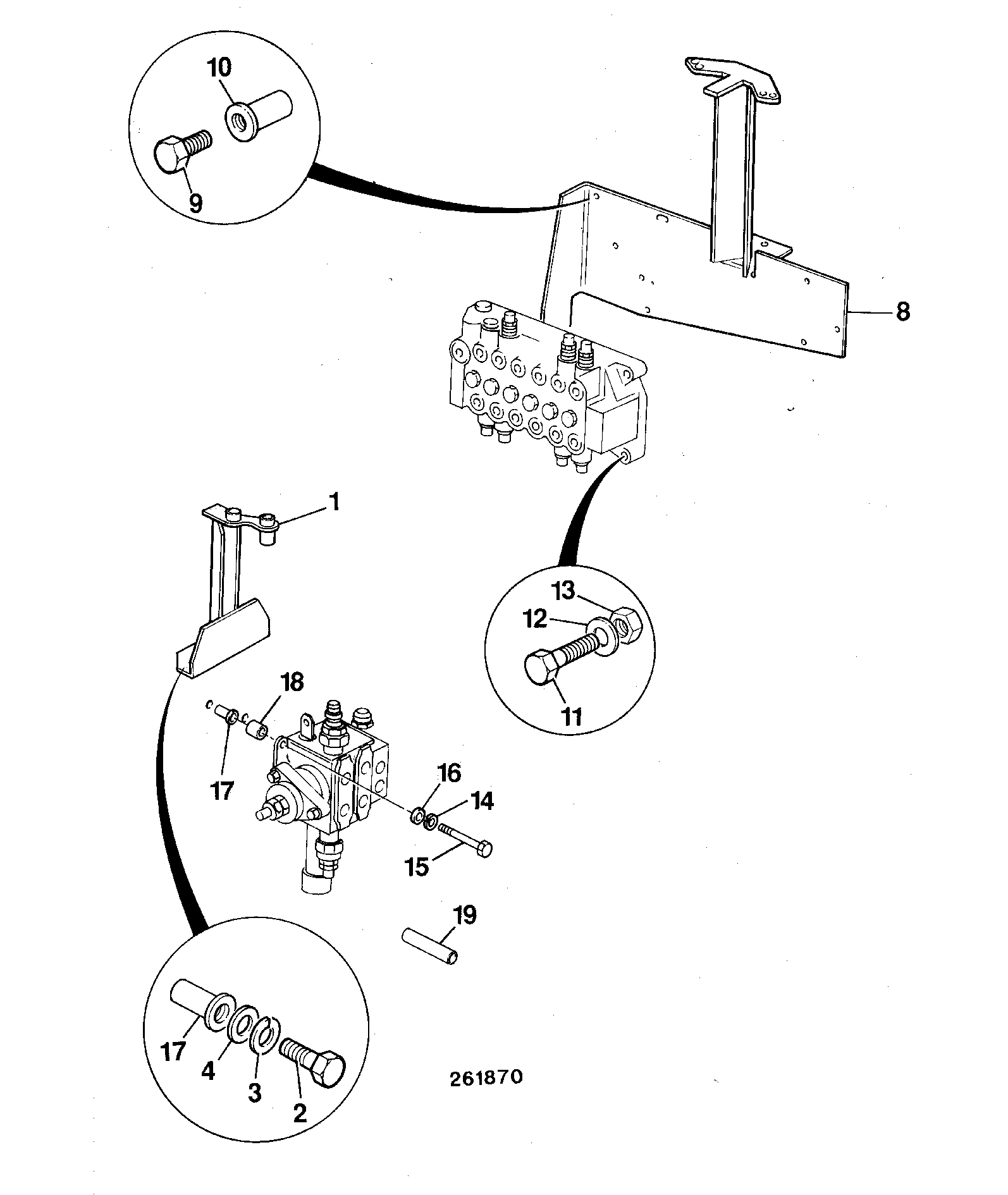 Распорка 123/05447 JCB