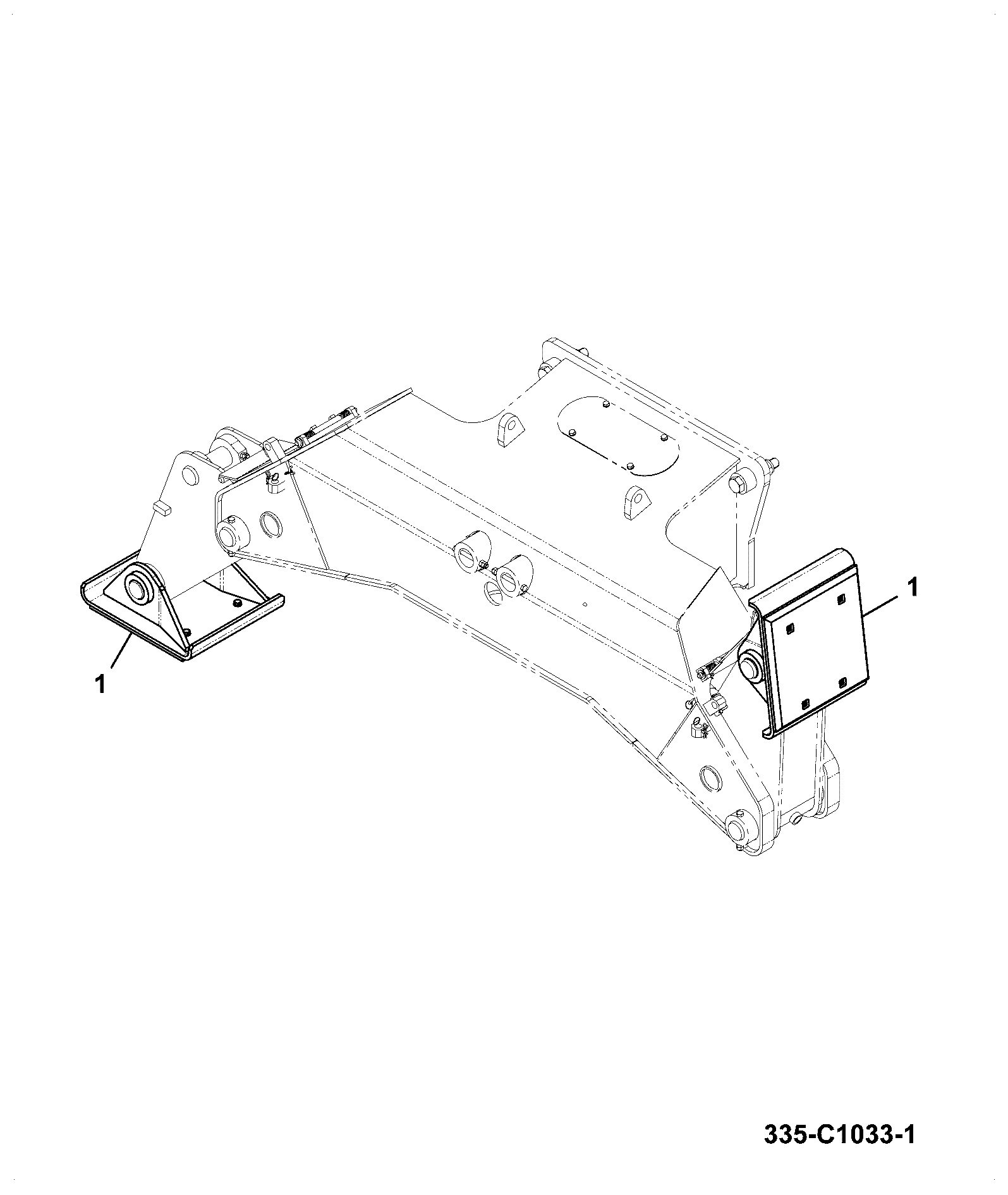 Опора 332/L5564 JCB