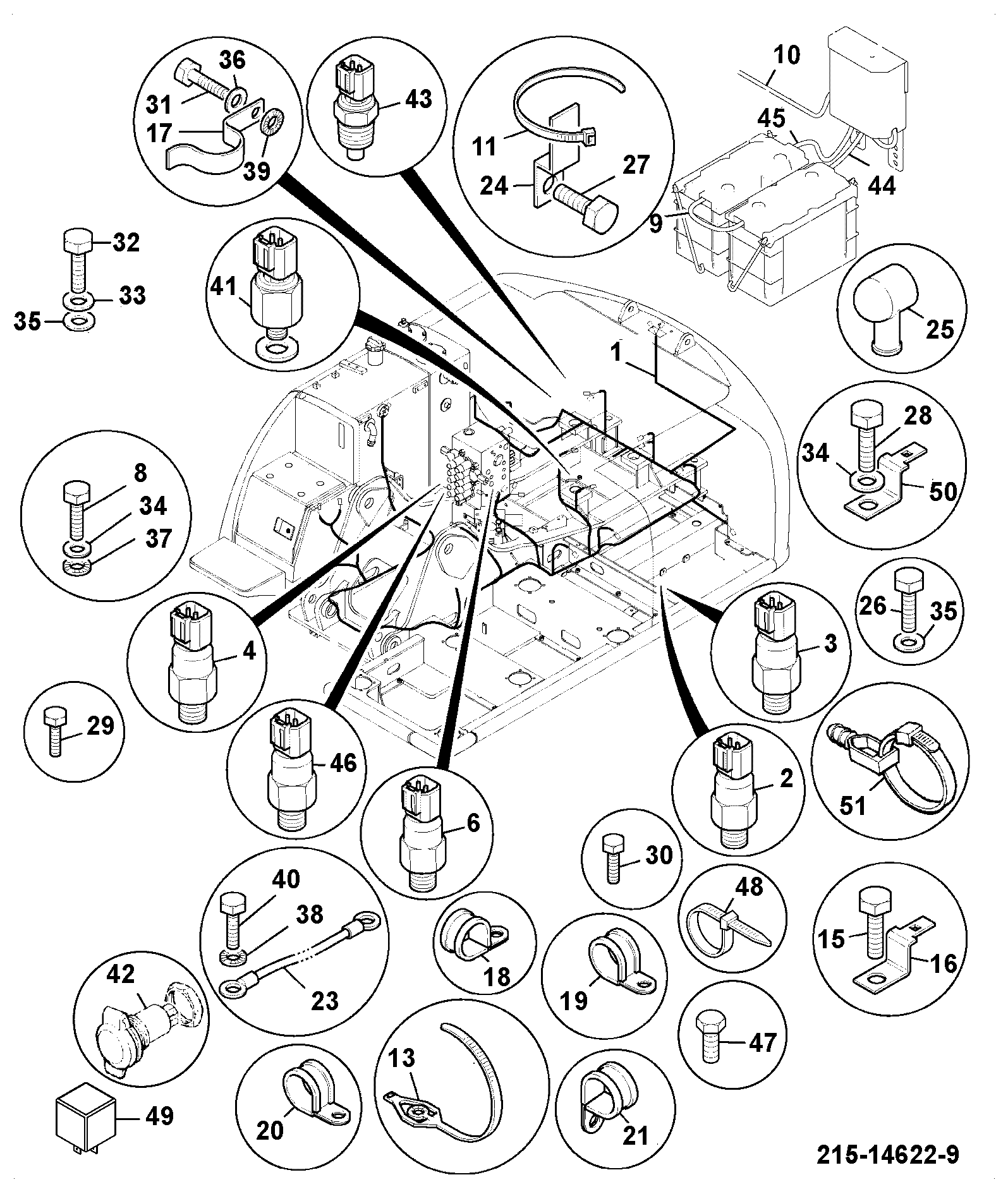 Жгут проводов 332/K2309 JCB