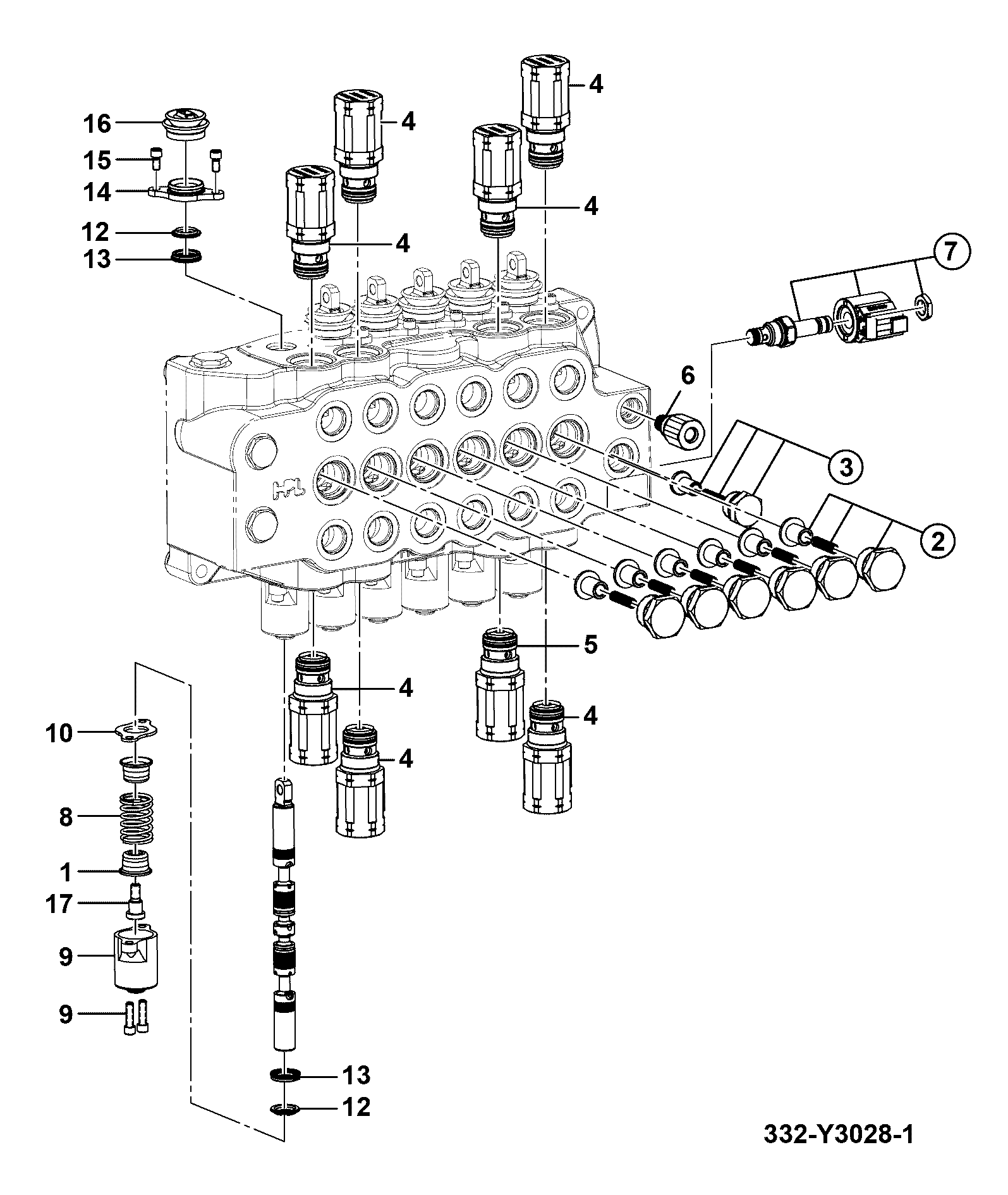 Клапан 25/223538 JCB