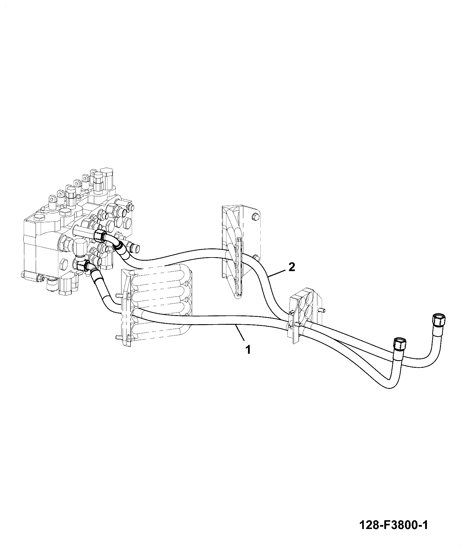Шланг 335/F3452 JCB
