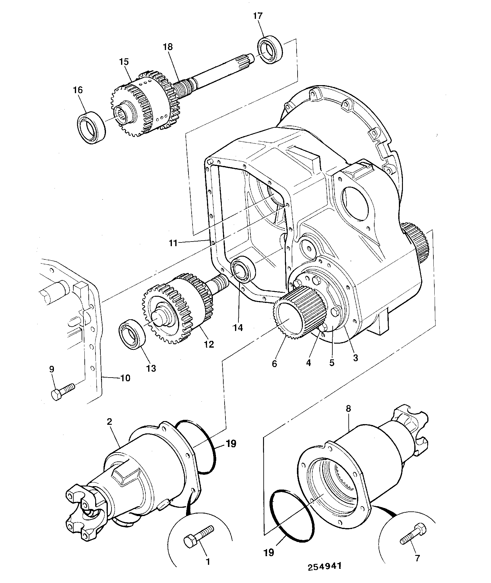Корпус 454/70002 JCB
