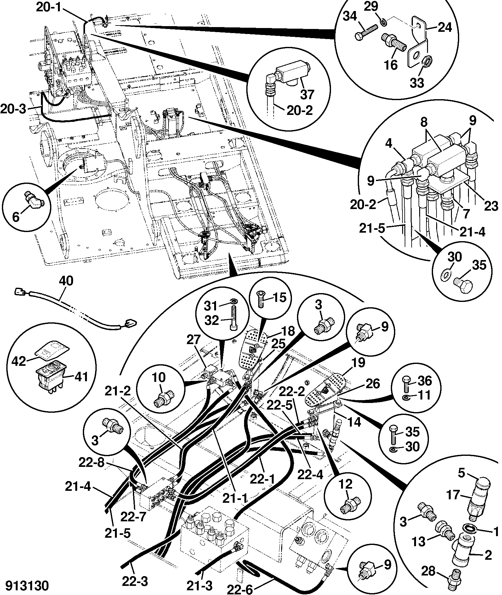 гайка 1356/0003Z JCB