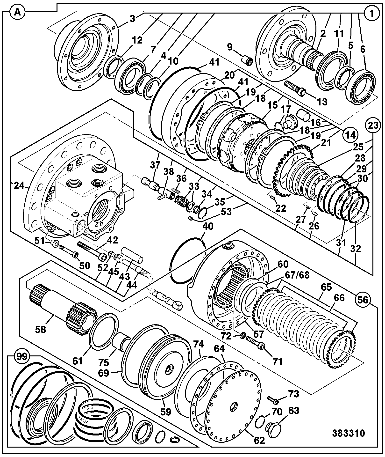 Кулачок 20/950786 JCB