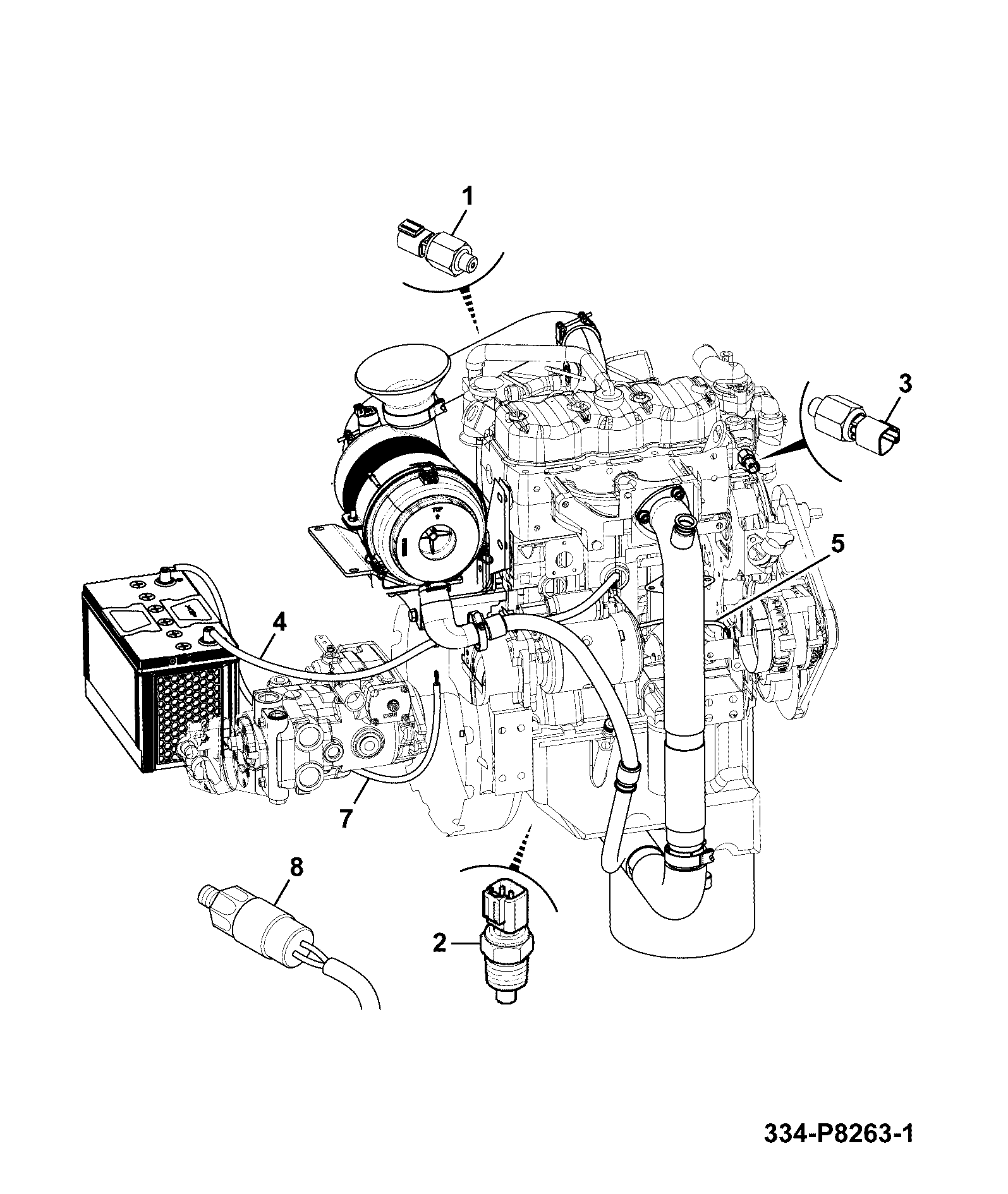 Аккумулятор 333/L3176 JCB