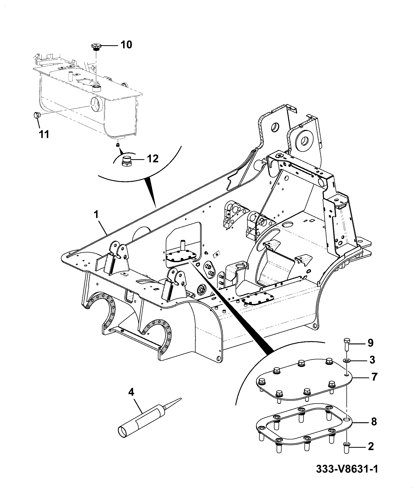 Прокладка 332/V0309 JCB