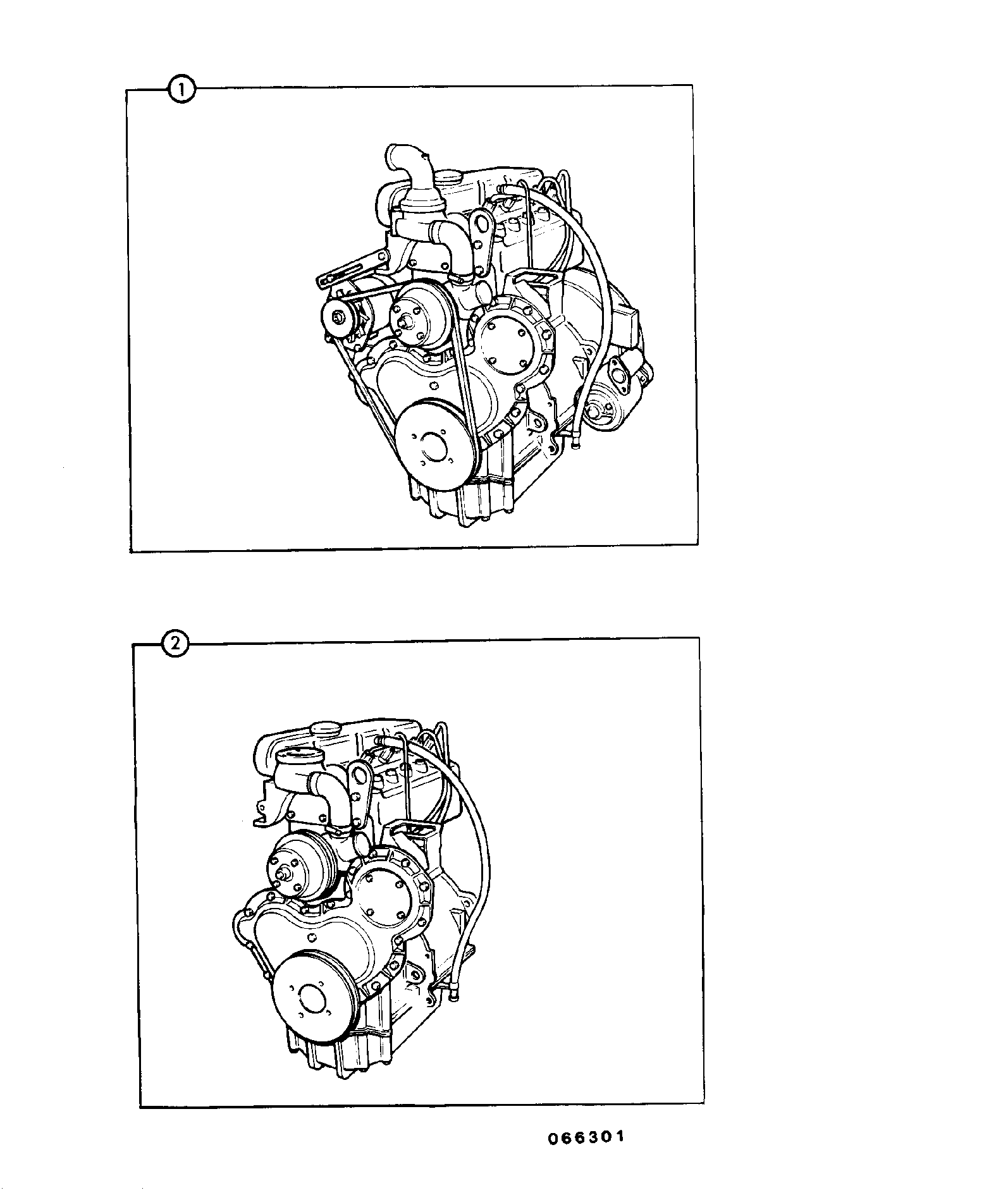 двигатель 01/112500 JCB