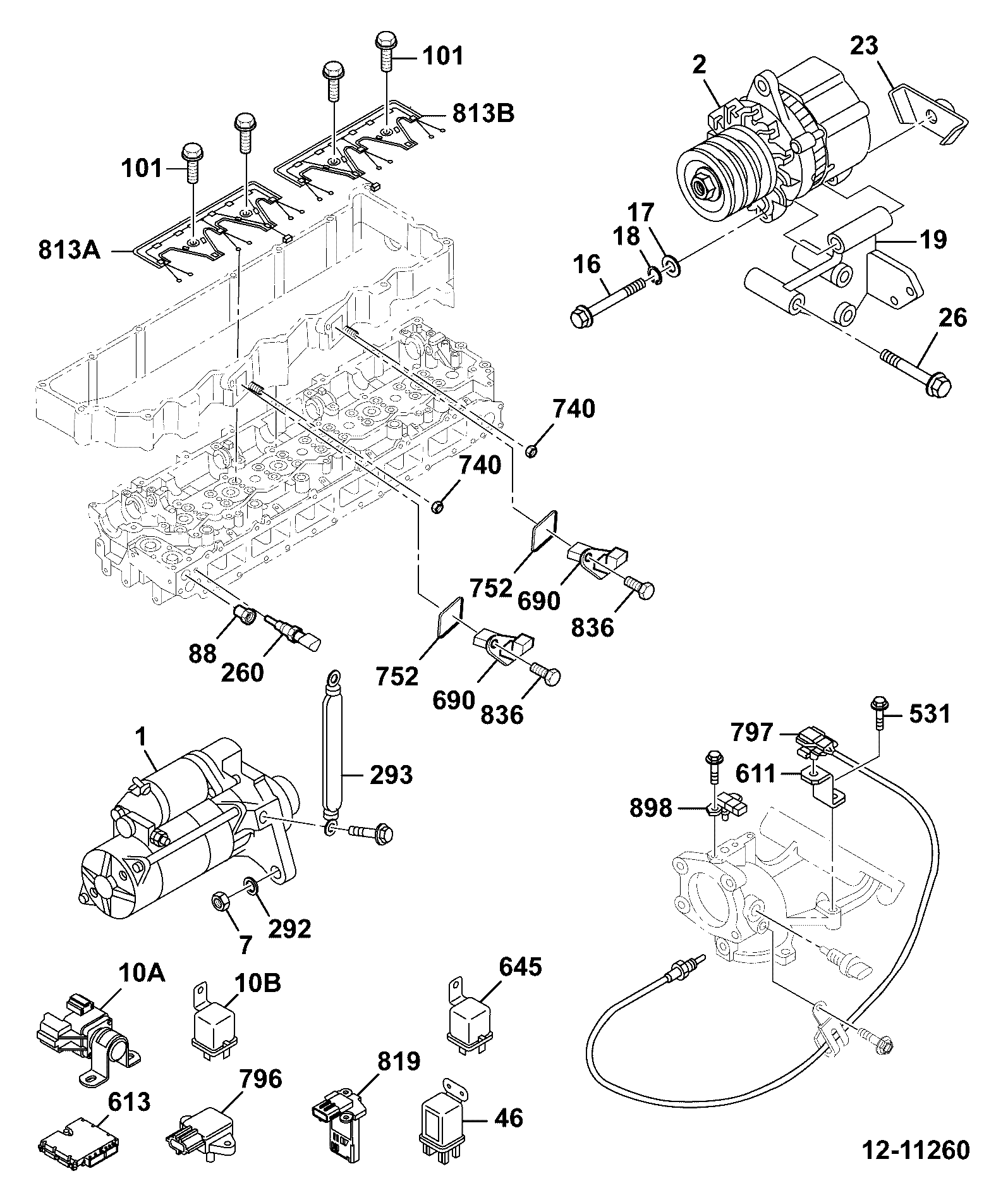 жгут проводов 333/E4075 JCB