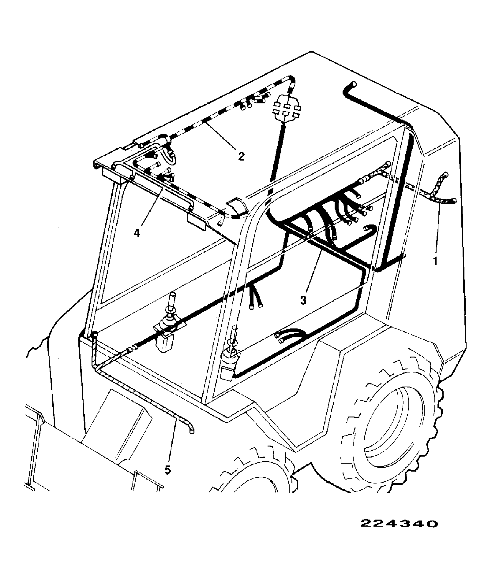 Жгут проводов 719/92500 JCB