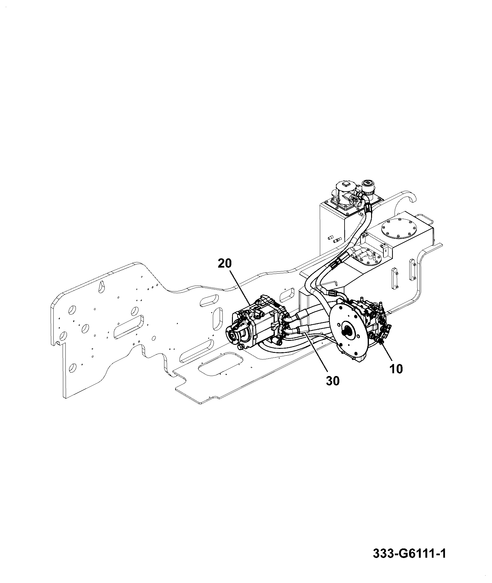Мотор 333/H1606 JCB