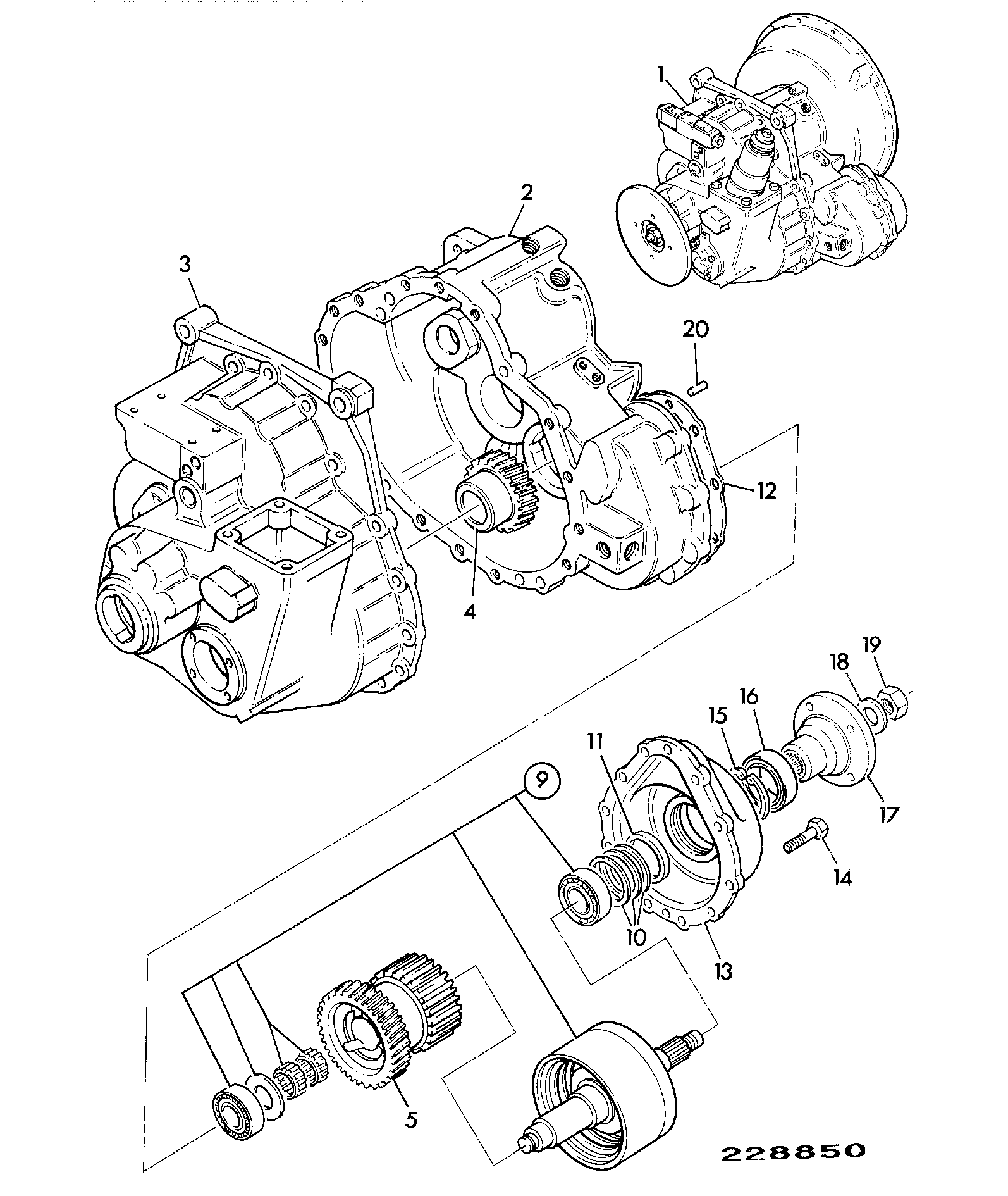 Коробка передач 445/75300 JCB
