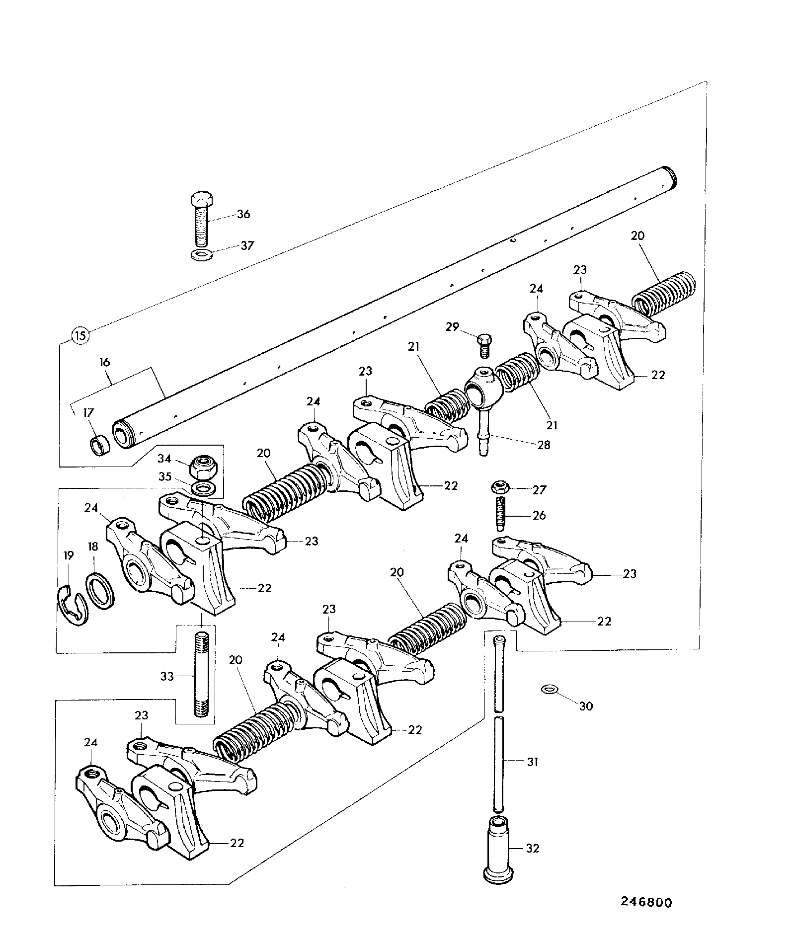 винт 0720579 JCB