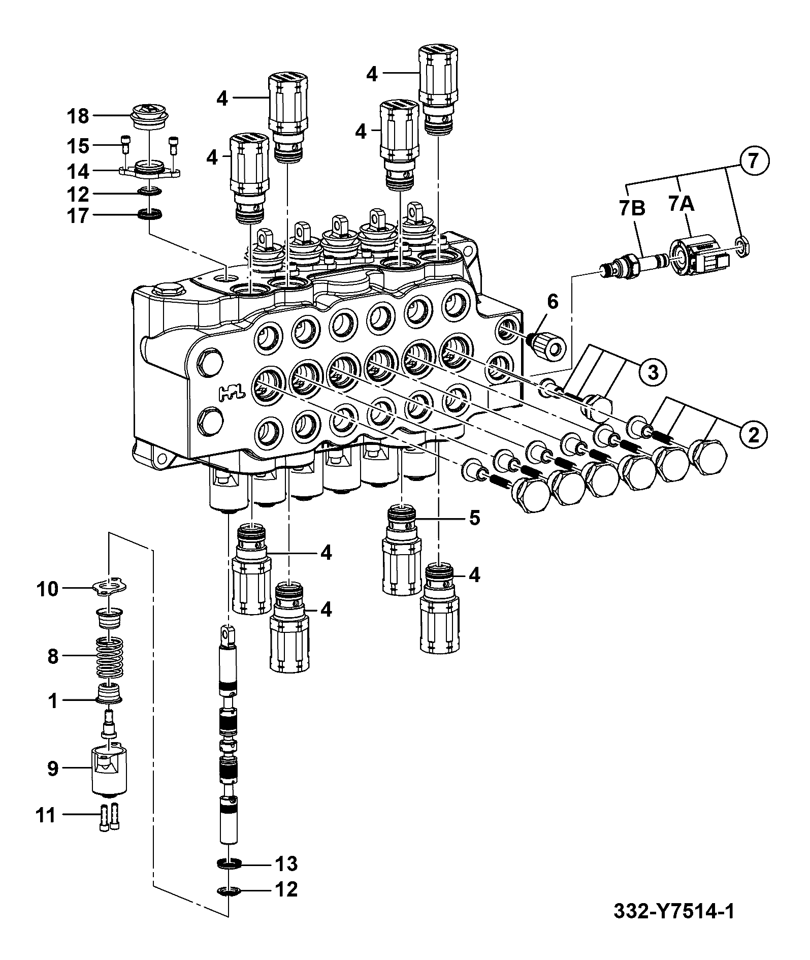 Пробка 333/Y0809 JCB
