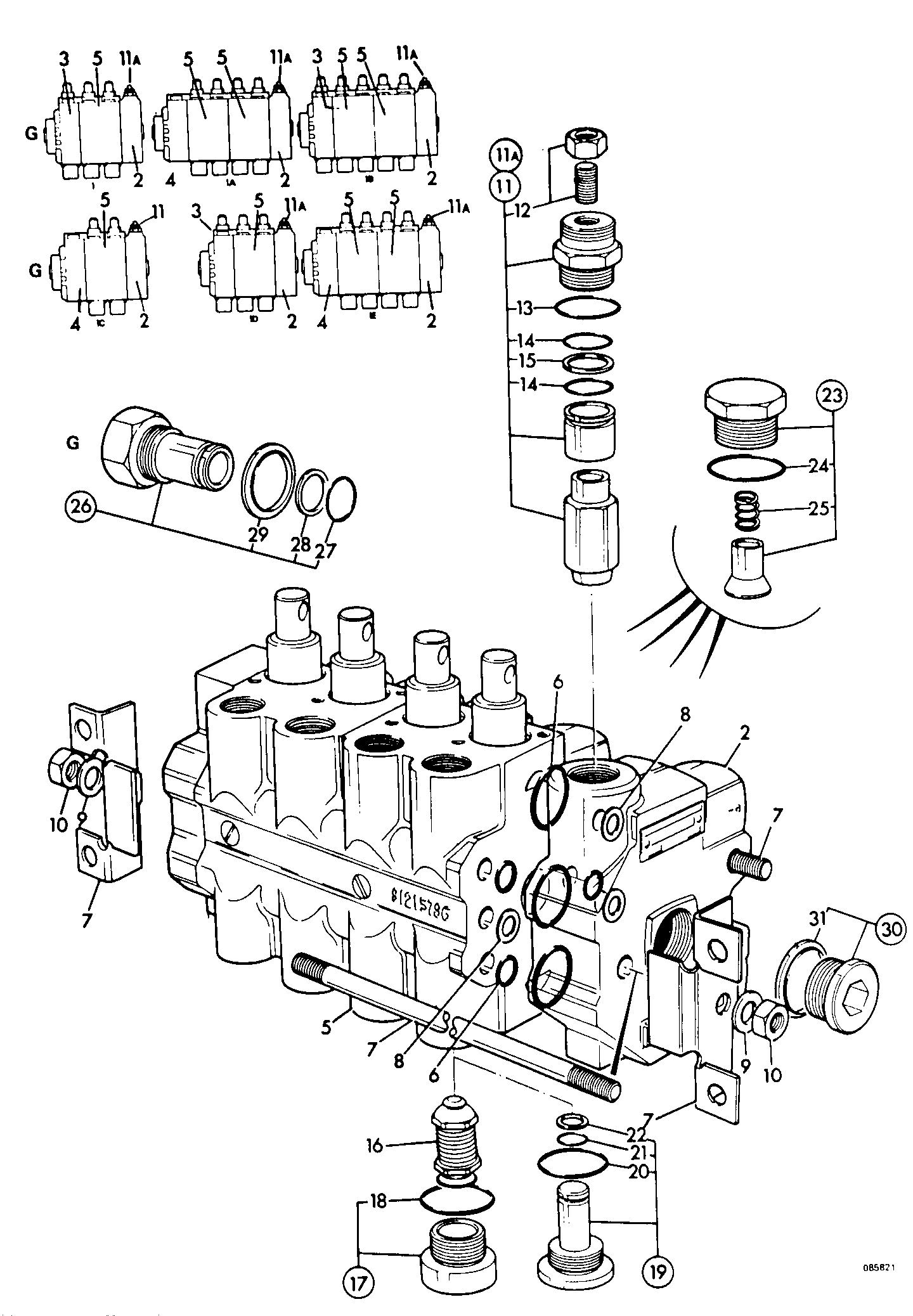 Клапан 25/917600 JCB