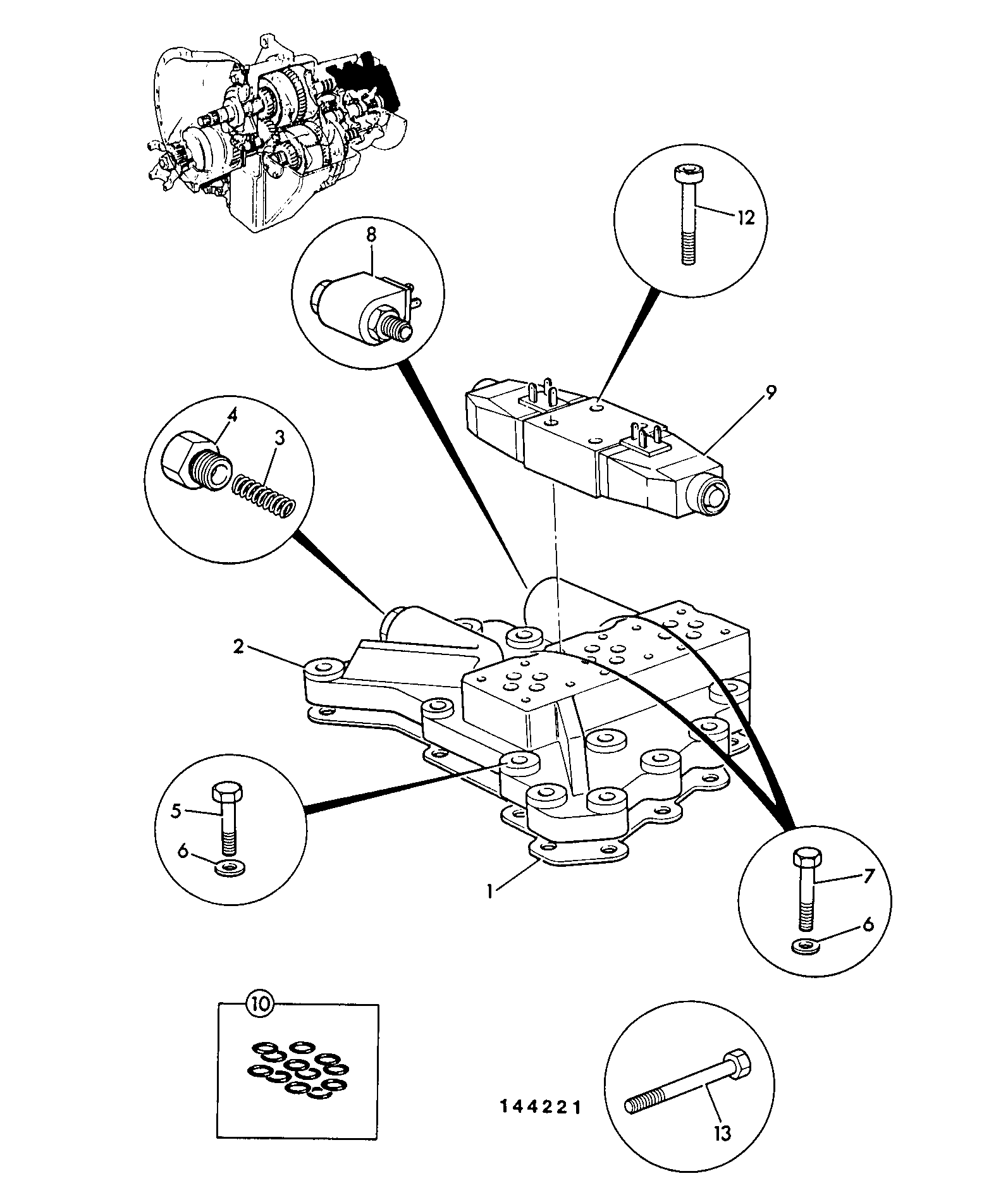 Клапан 25/101300 JCB