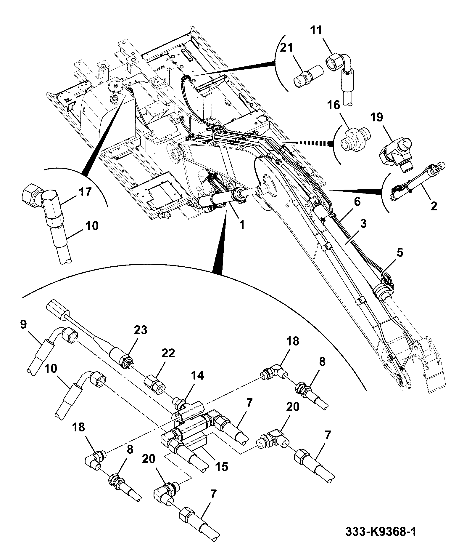 Шланг JBV0404 JCB