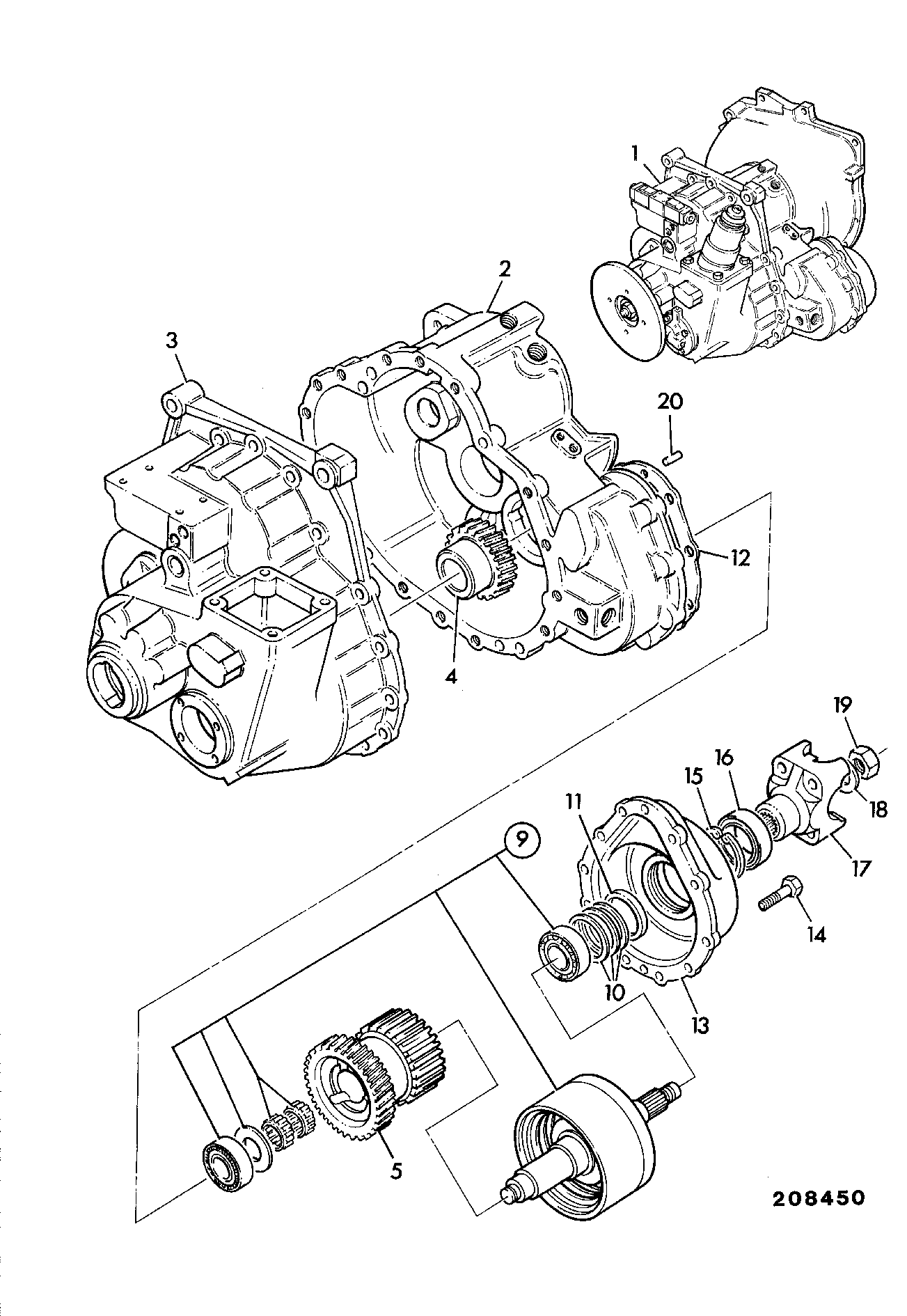 Коробка передач 445/78400 JCB