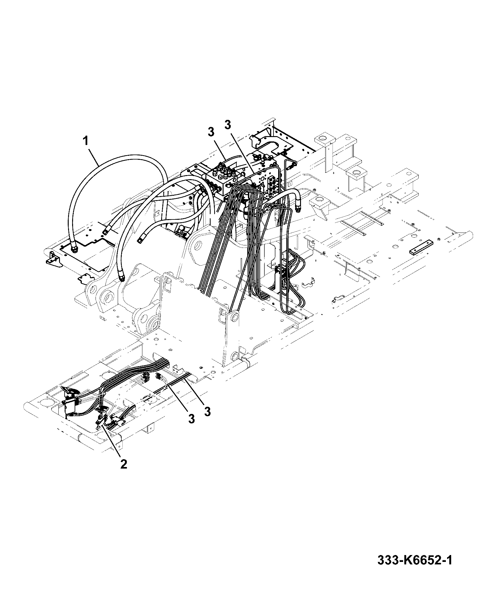 Комплект-шланг 333/K5828 JCB