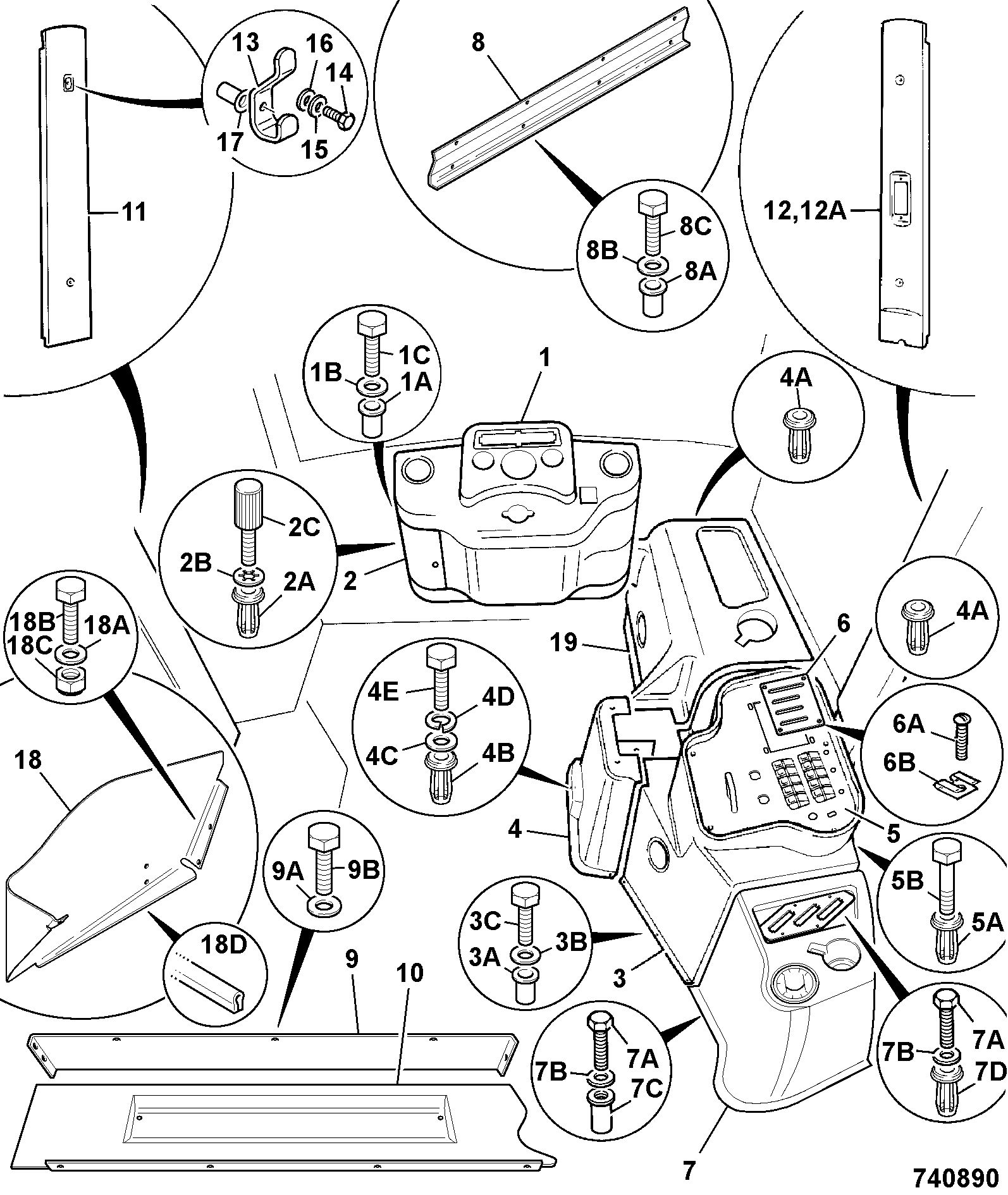 крышка 331/32032 JCB