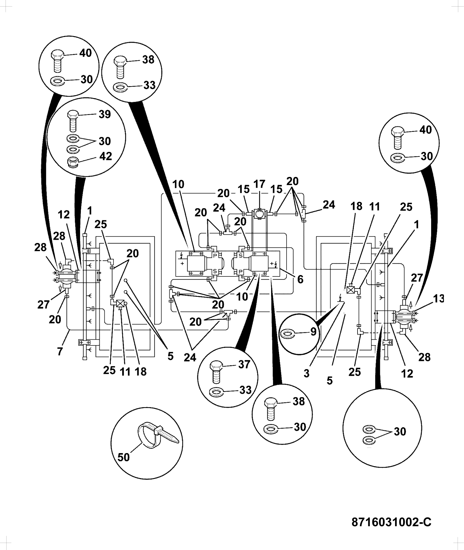 Винт 2027/05010 JCB