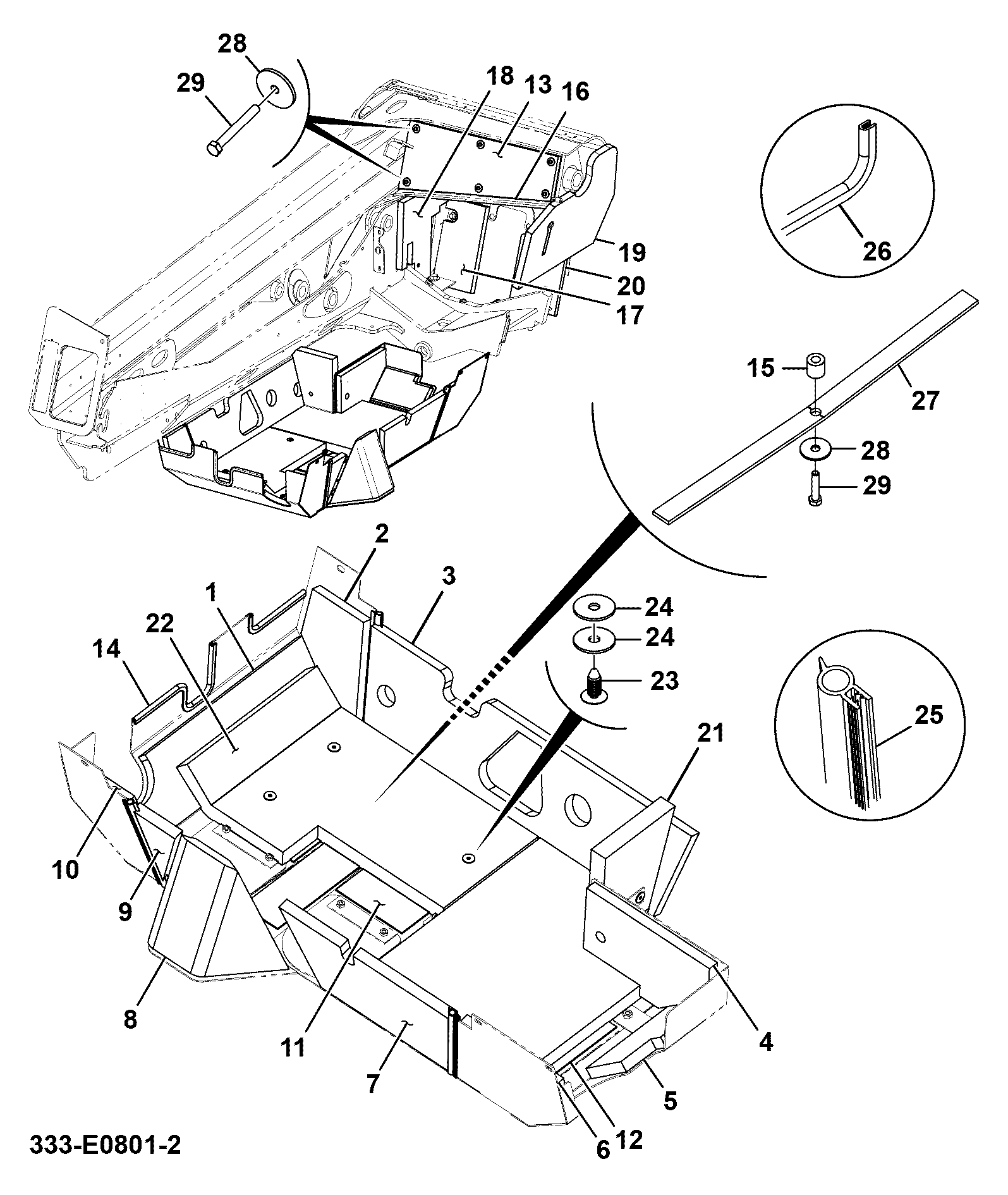 панель 331/25984 JCB