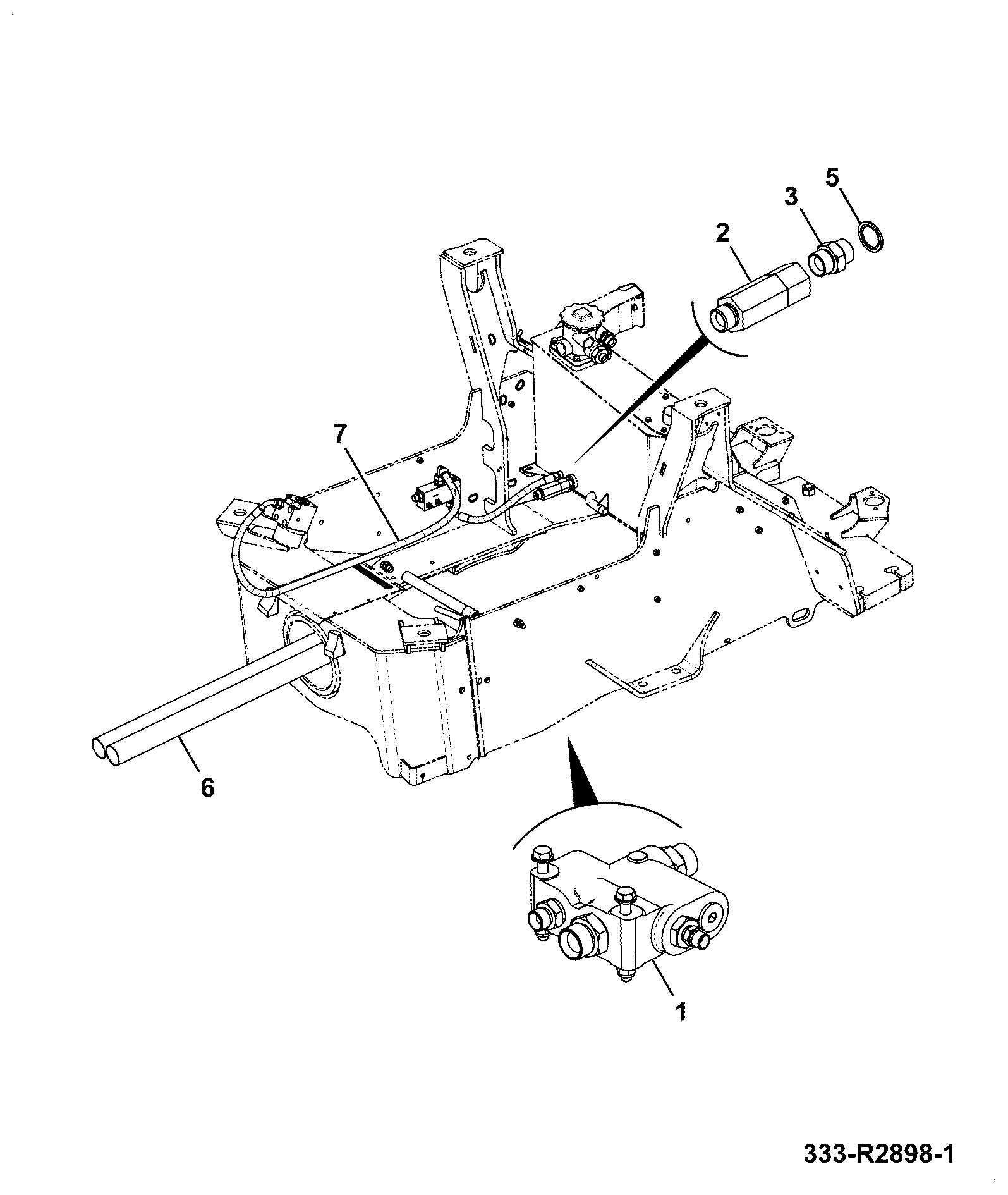 Сборка 333/R2896 JCB