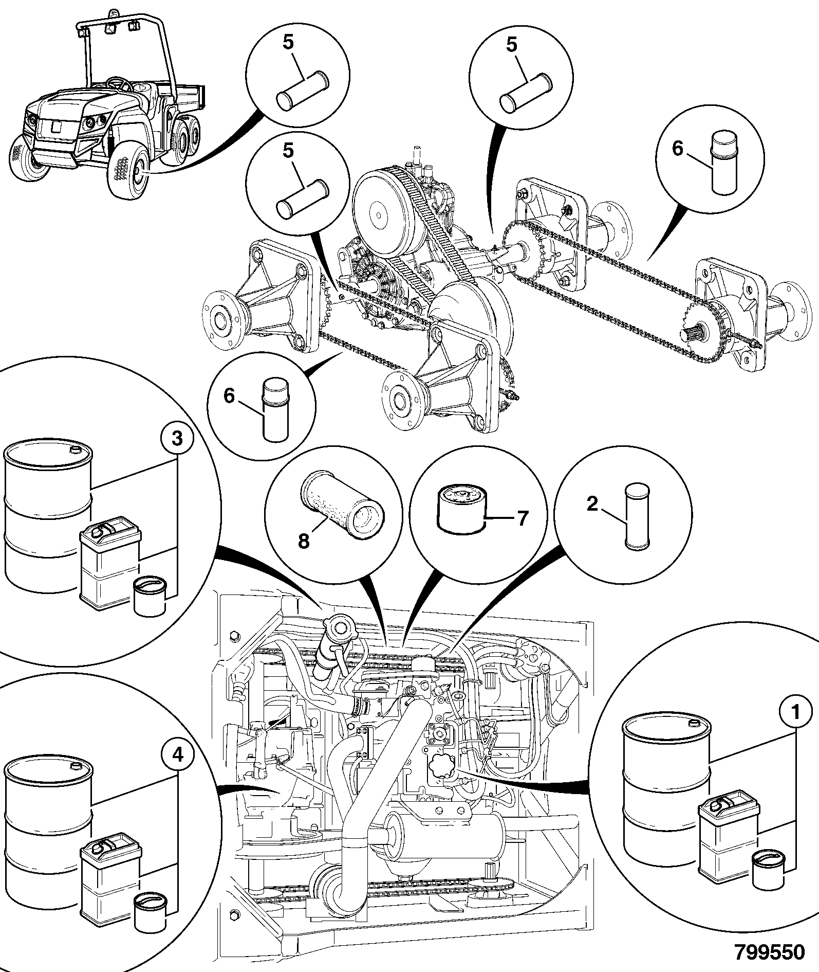 Комплект 349/00077 JCB