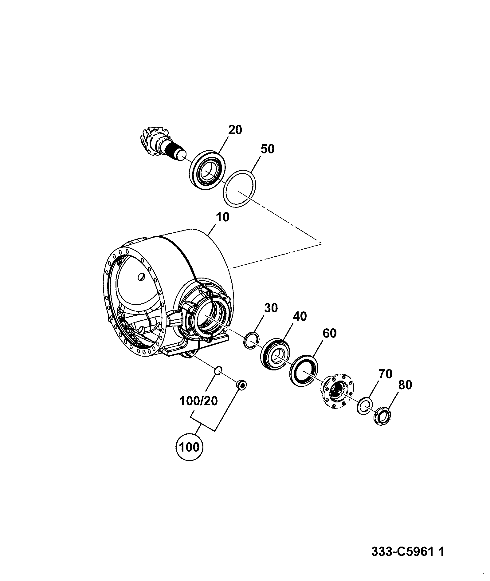 Подшипник 333/C6036 JCB
